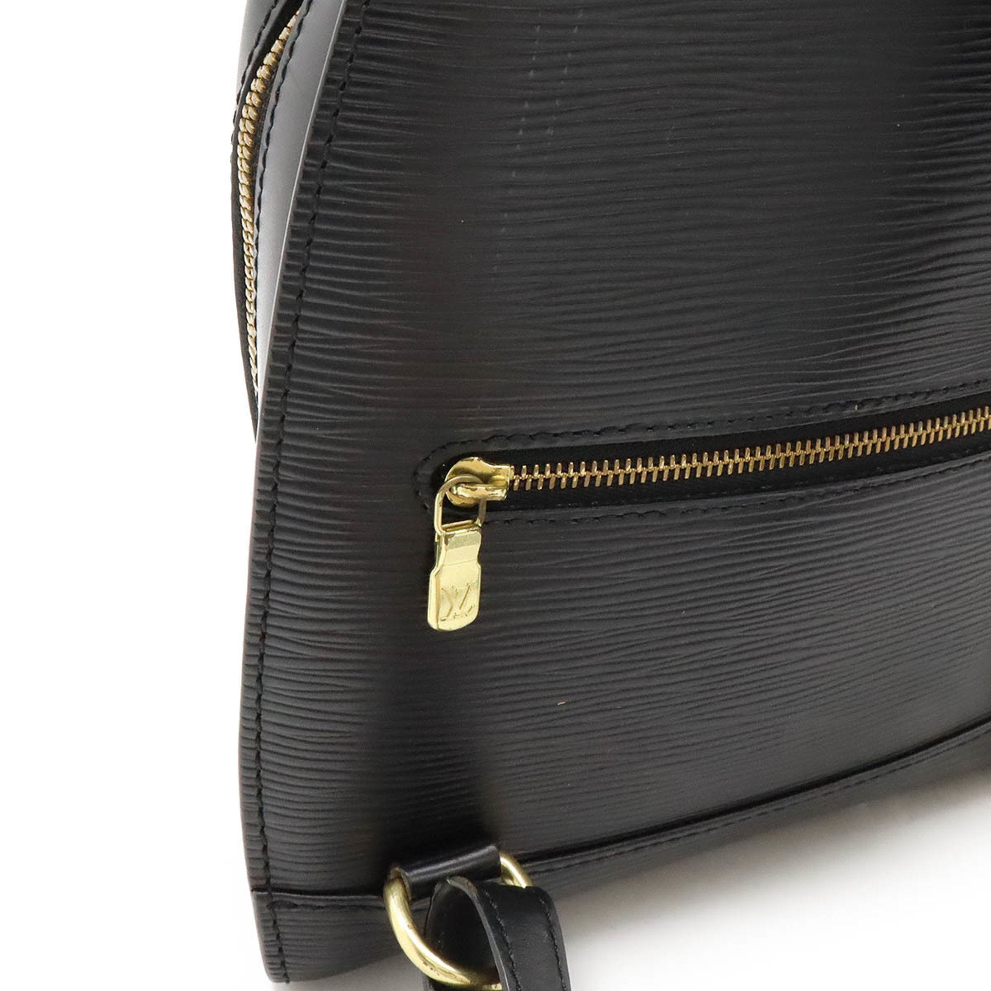 Louis Vuitton Noir Epi Leather Backpack Shoulder Bag (Pre-Owned)