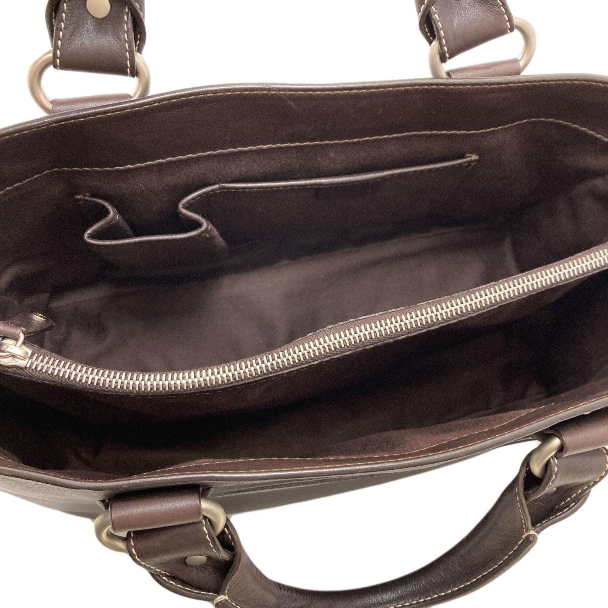 Celine Brown Leather Handbag (Pre-Owned)