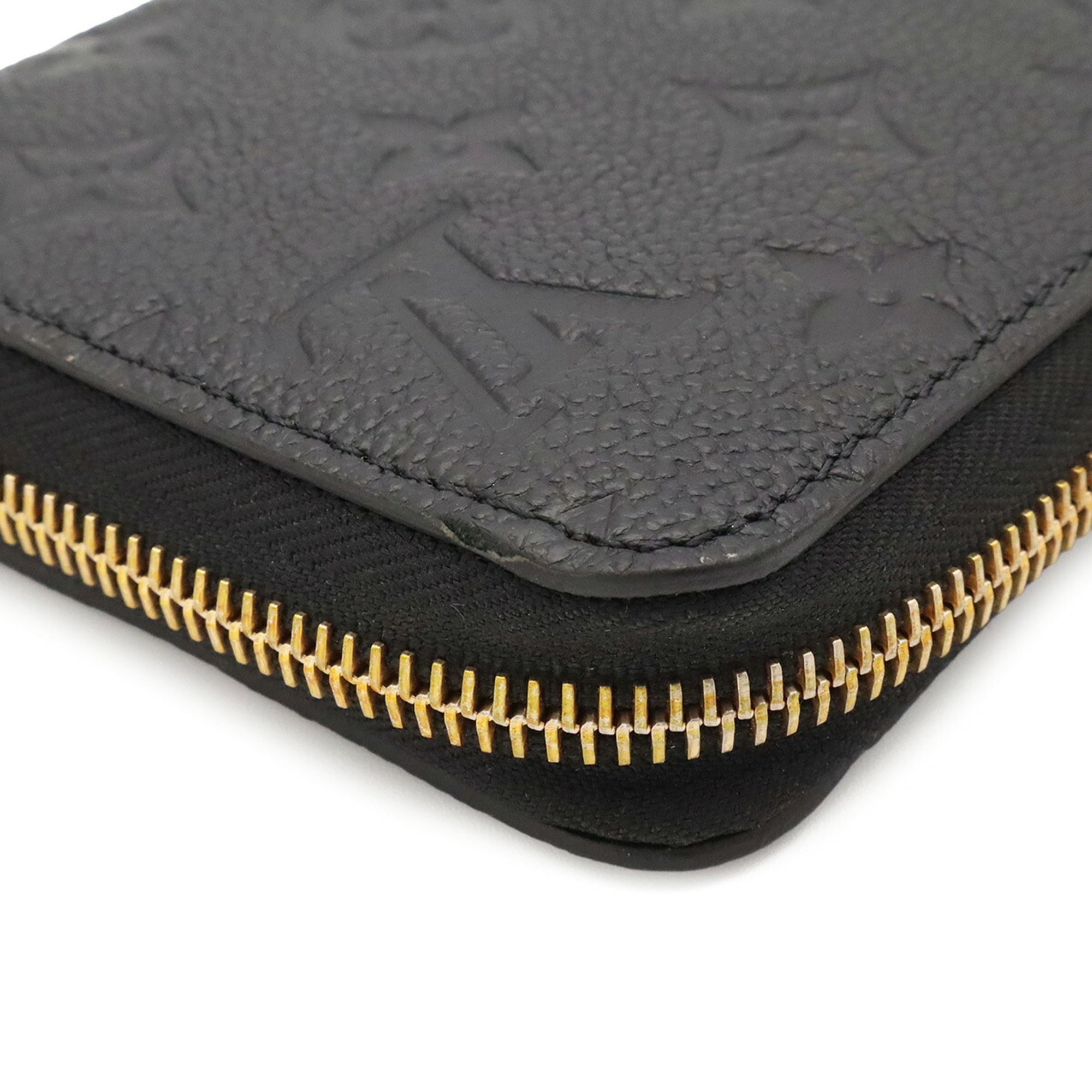 Louis Vuitton Noir Monogram Empreinte Leather Long Wallet (Bi-Fold) (Pre-Owned)