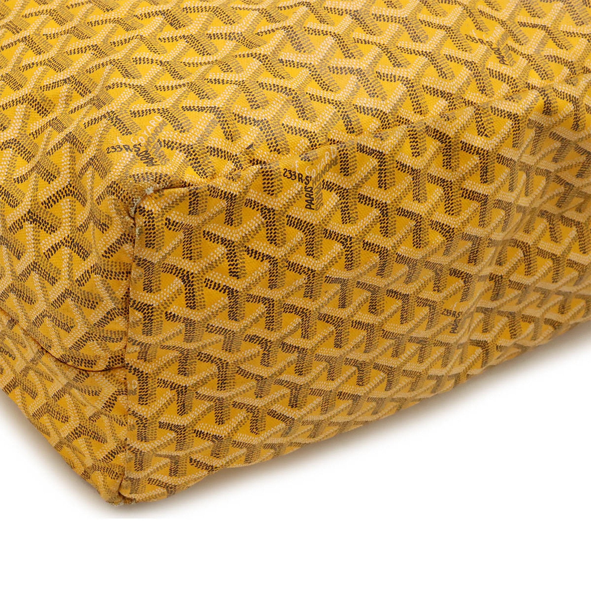 Goyard Yellow Pvc Leather Pouch Shoulder Bag Tote Bag (Pre-Owned)