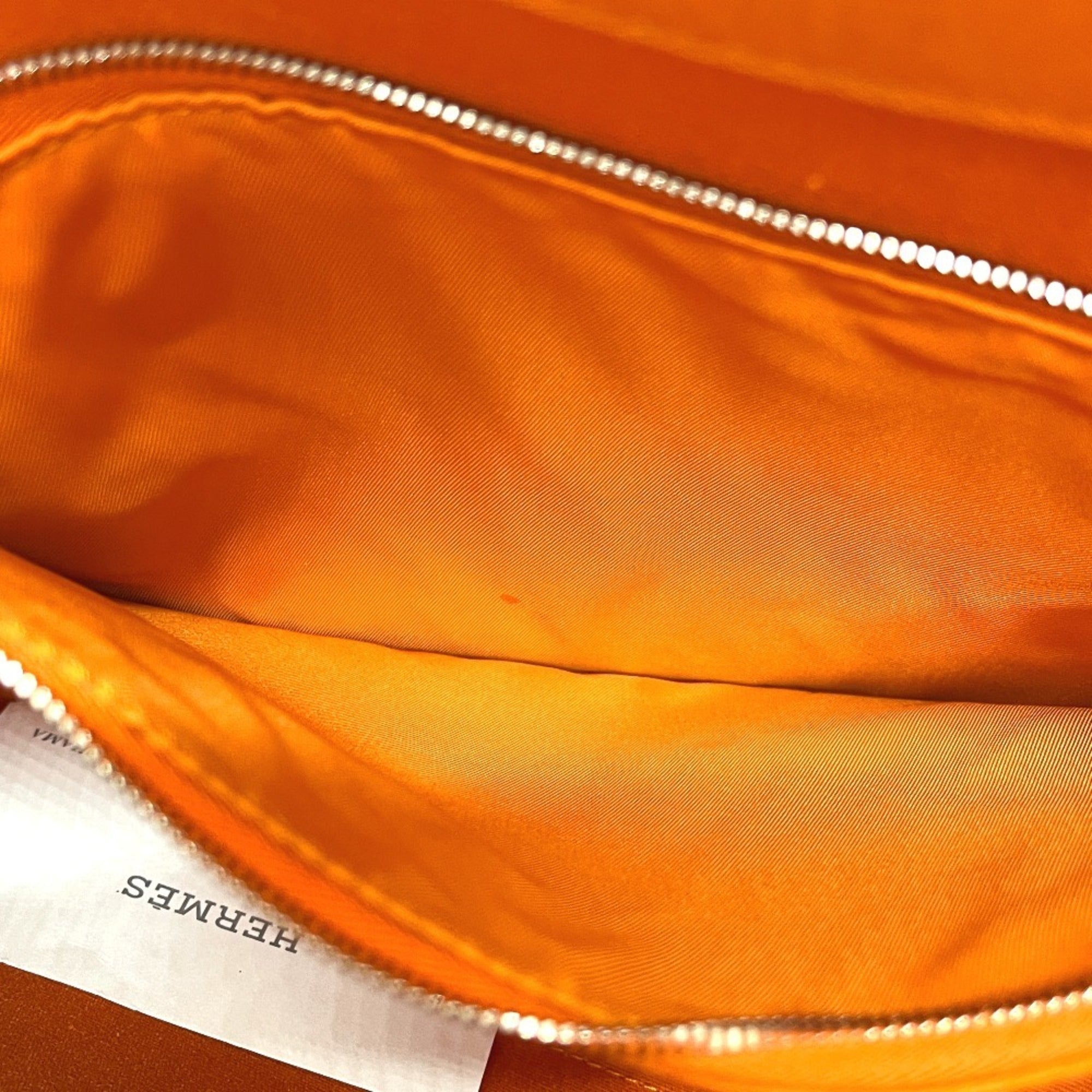 Hermes Orange Toile H Handbag Tote Bag (Pre-Owned)