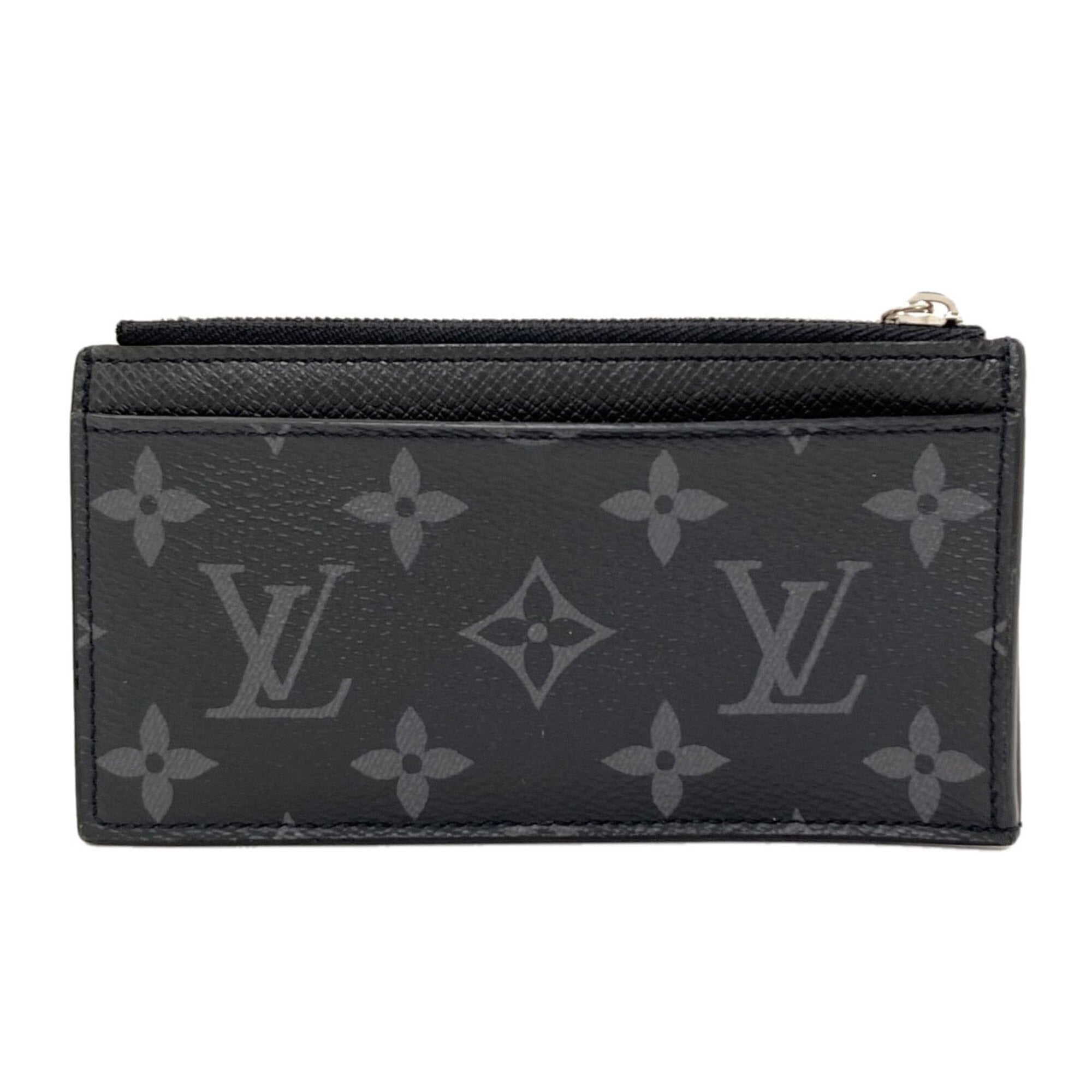 Louis Vuitton Black Monogram Eclipse Coin Purse/Coin Case (Pre-Owned)