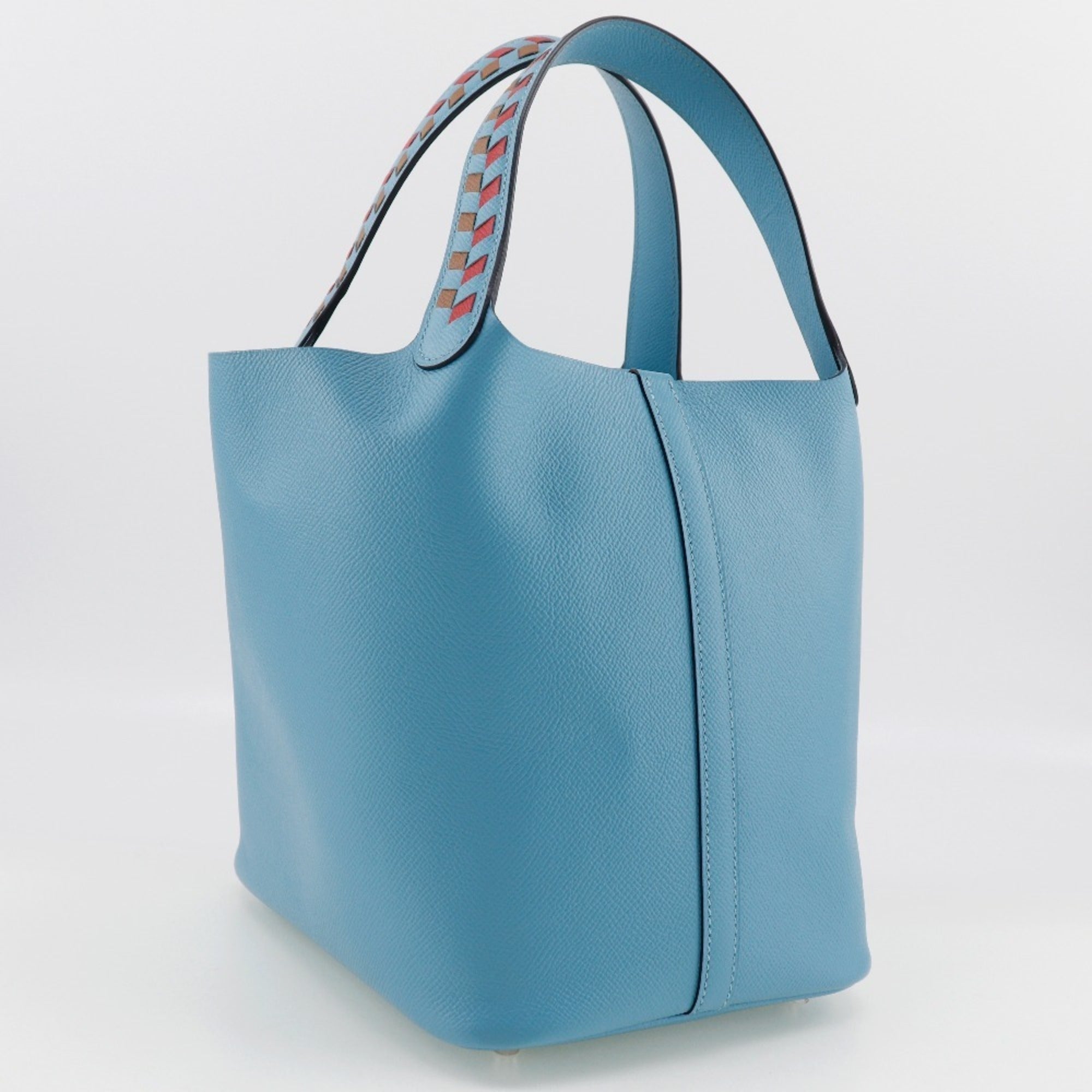 Hermes Light Blue Epsom Leather Handbag (Pre-Owned)