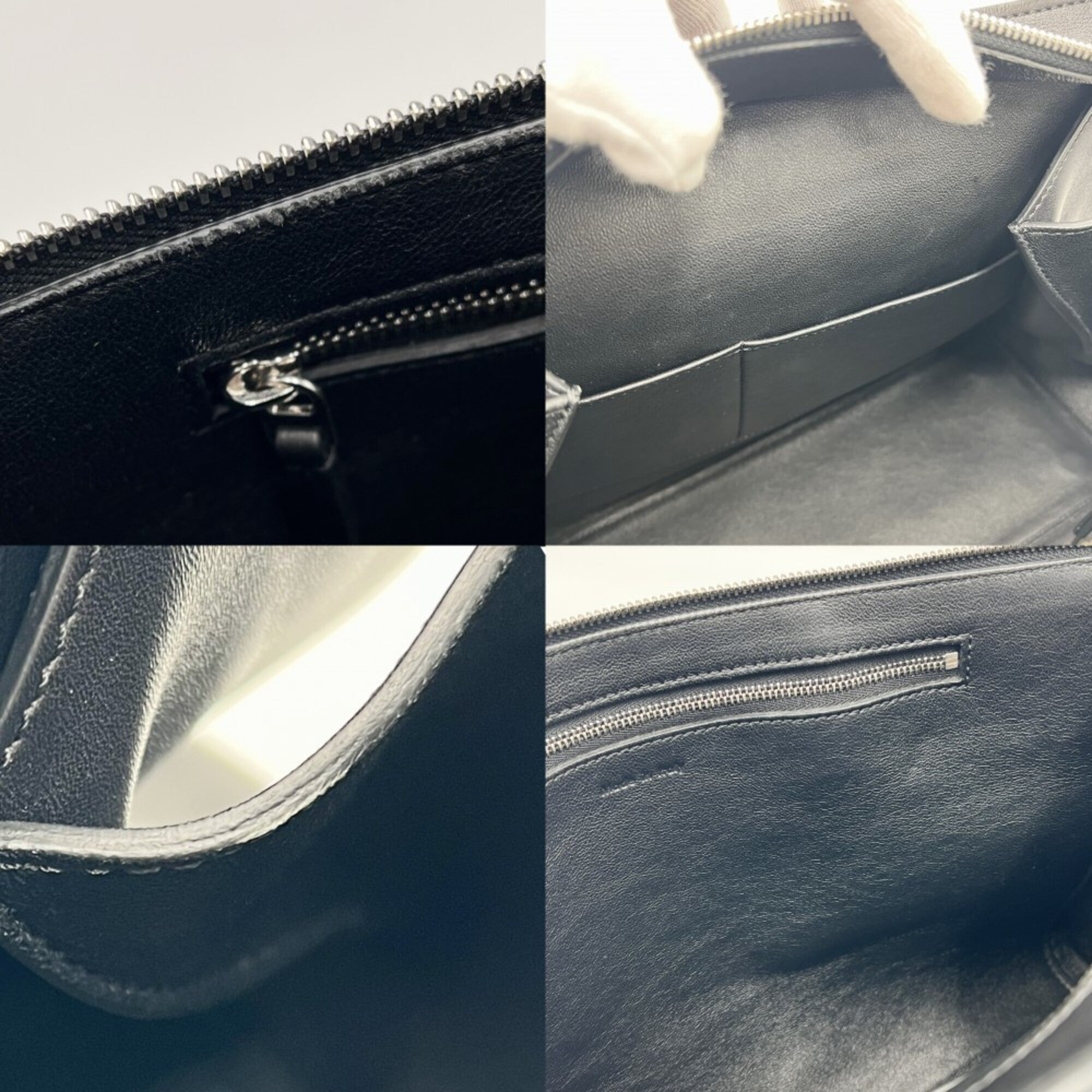 Celine Beige Black Leather Handbag (Pre-Owned)