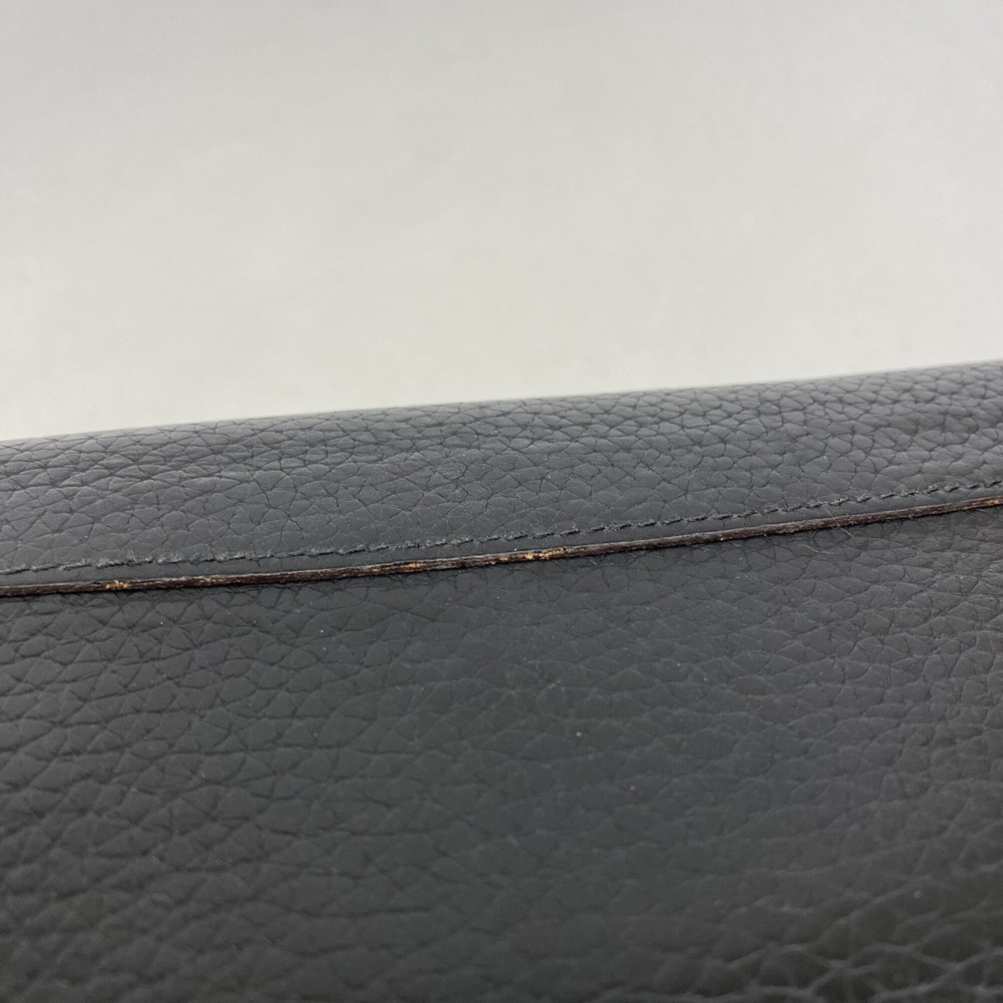 Louis Vuitton Noir Long Wallet (Bi-Fold) (Pre-Owned)