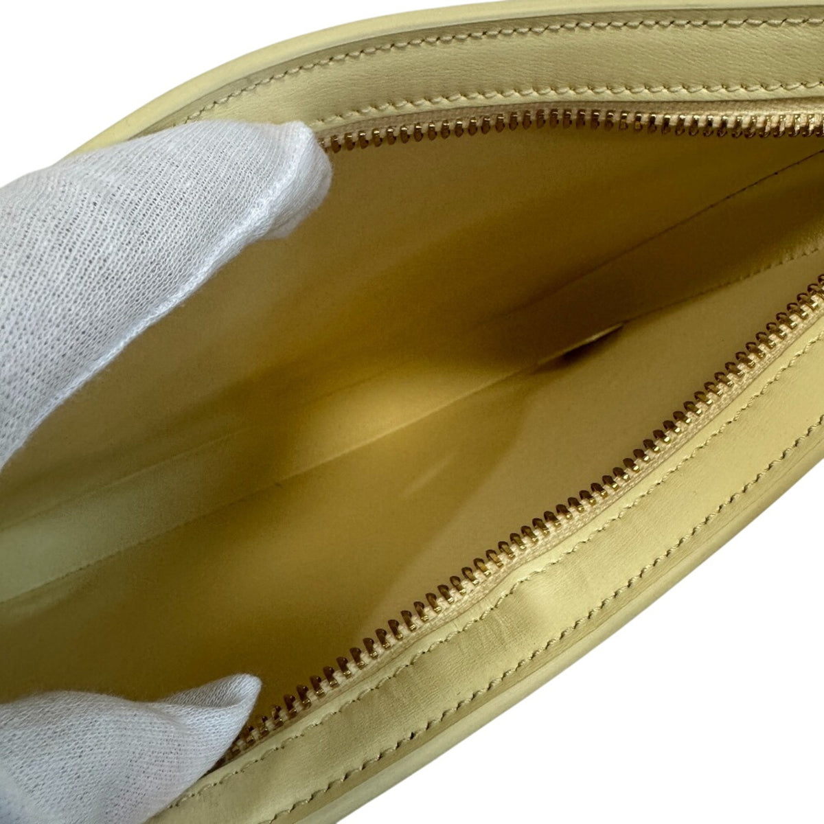 Celine Yellow Leather Shoulder Bag (Pre-Owned)
