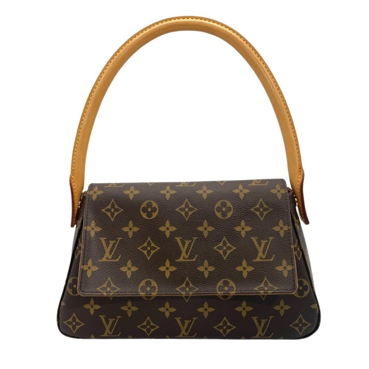Louis Vuitton Brown Monogram Canvas Shoulder Bag (Pre-Owned)