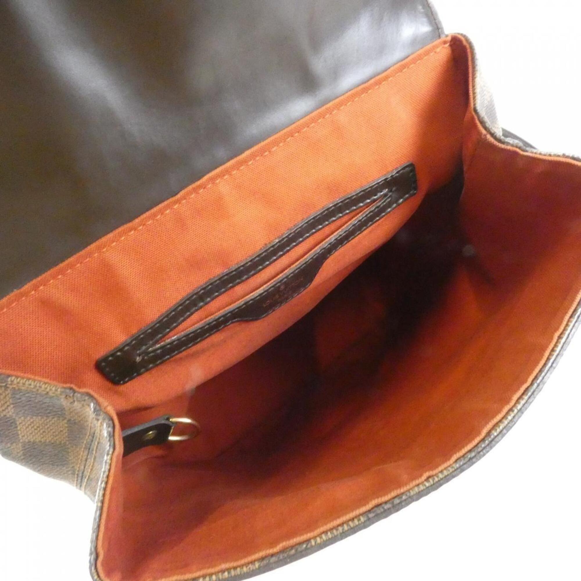 Louis Vuitton Brown Coated Canvas Backpack (Pre-Owned)