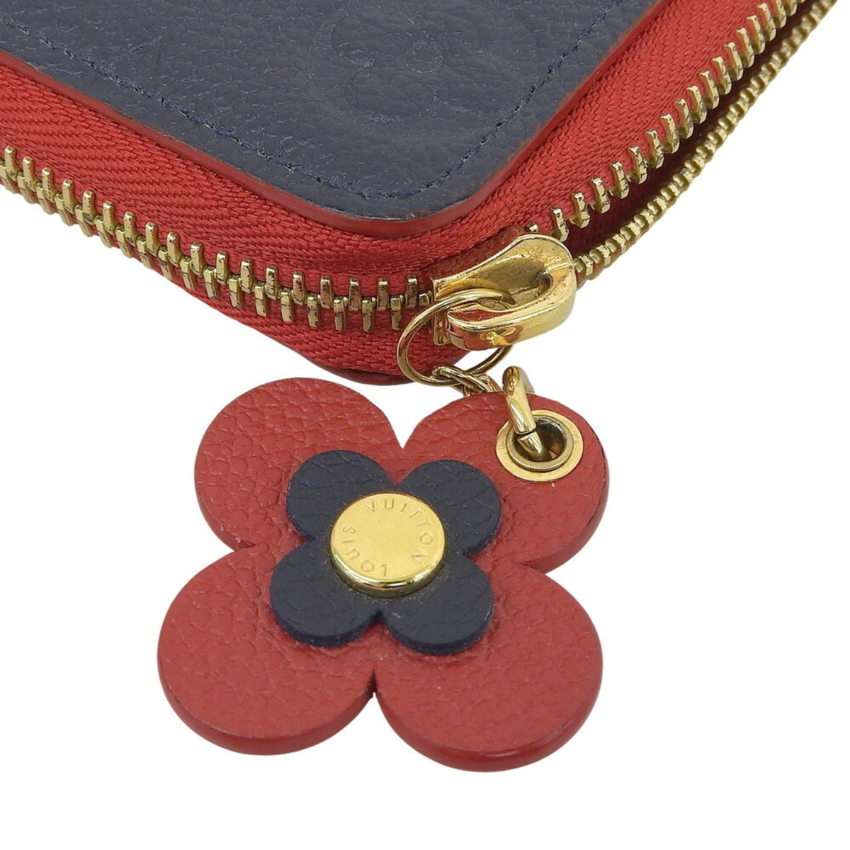 Louis Vuitton Marine Rouge Monogram Navy Monogram Empreinte Coin Purse/Coin Case (Pre-Owned)