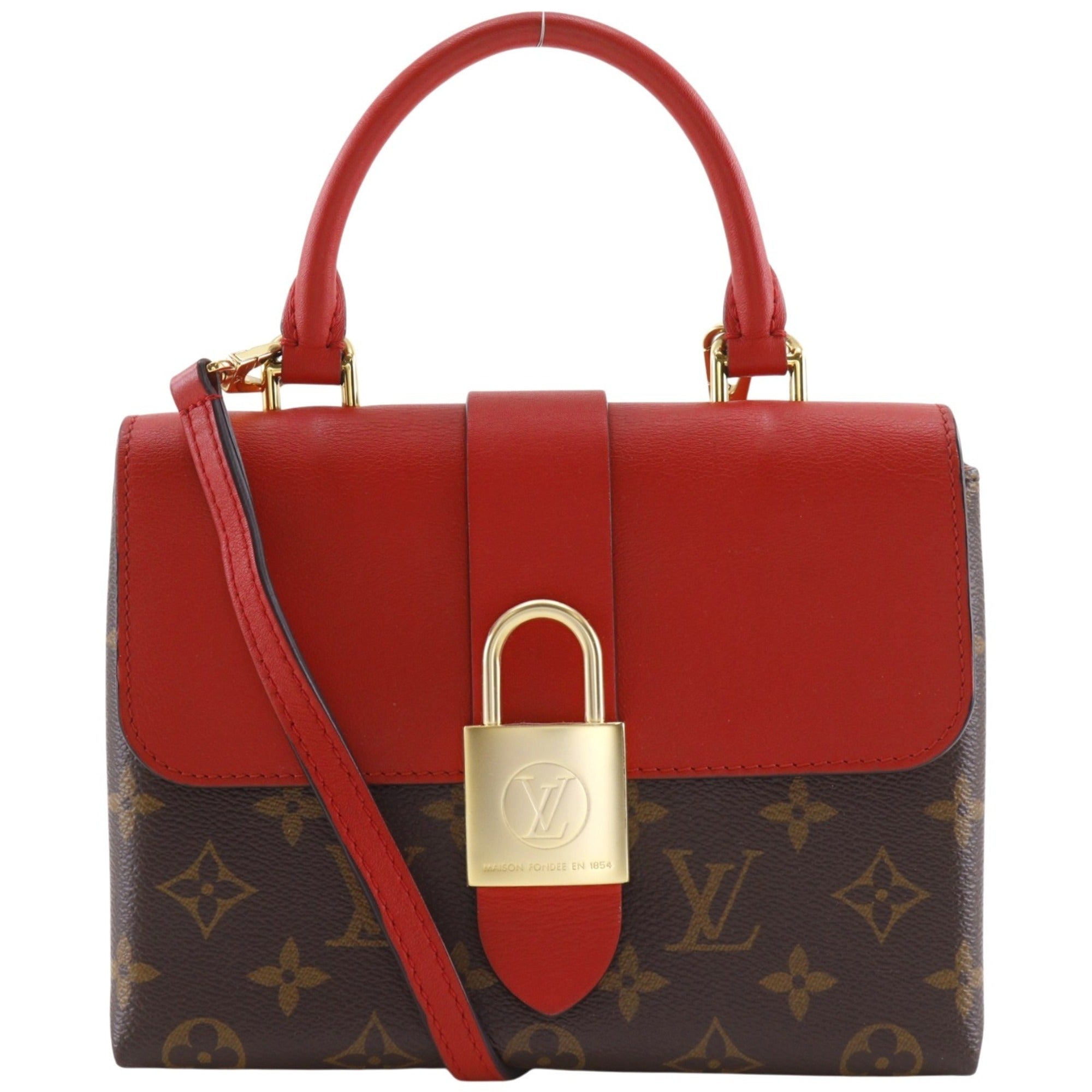 Louis Vuitton Brown Coquelicots Monogram Monogram Handbag (Pre-Owned)