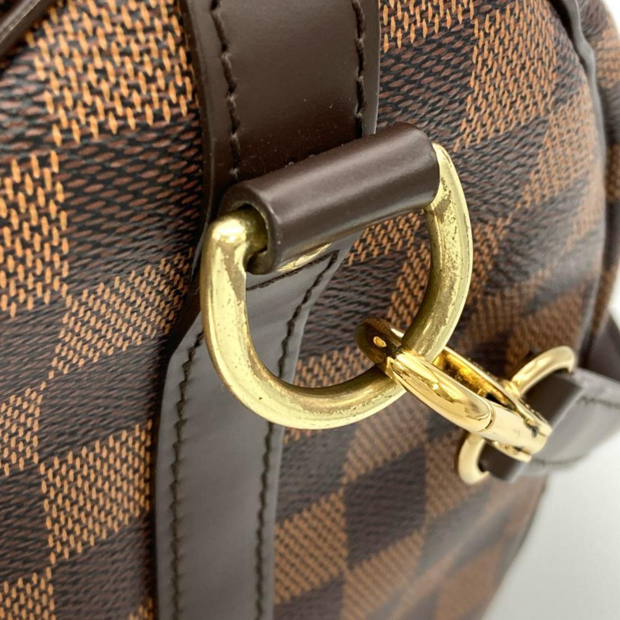 Louis Vuitton Brown Damier Canvas Handbag (Pre-Owned)