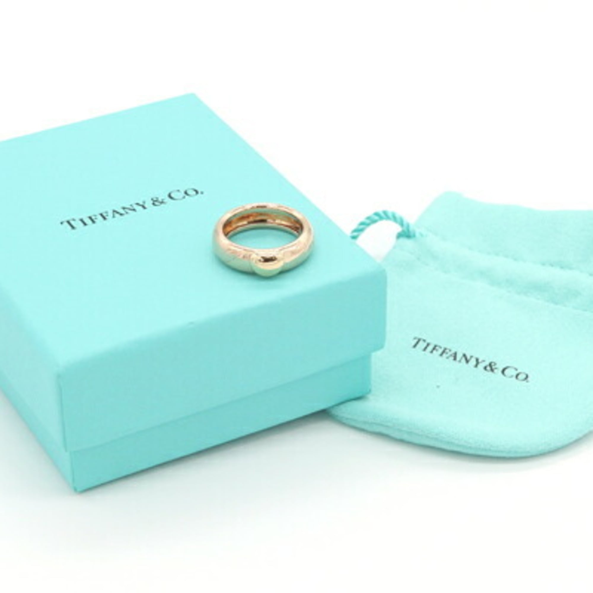 Tiffany Rose Gold Band Ring (Pre-Owned)