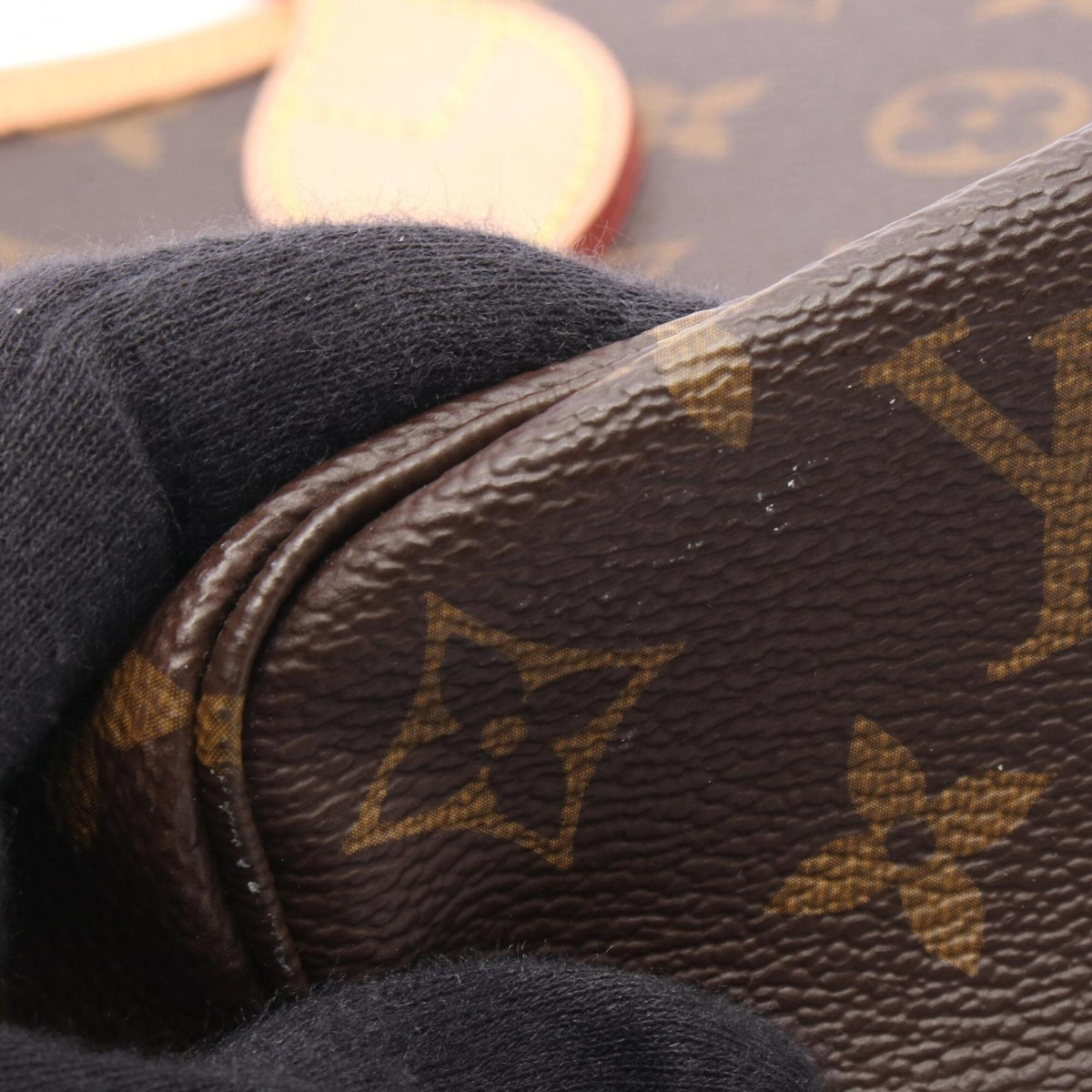 Louis Vuitton Brown Coated Canvas Pvc Monogram Leather Handbag Tote Bag (Pre-Owned)