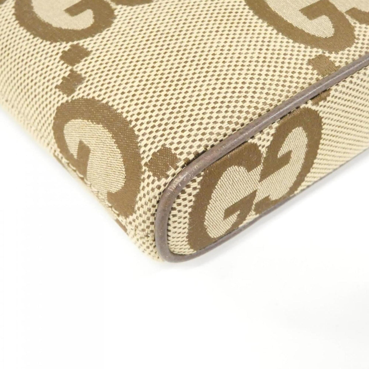 Gucci Gg Canvas Brown Camel Gg Canvas Shoulder Bag (Pre-Owned)