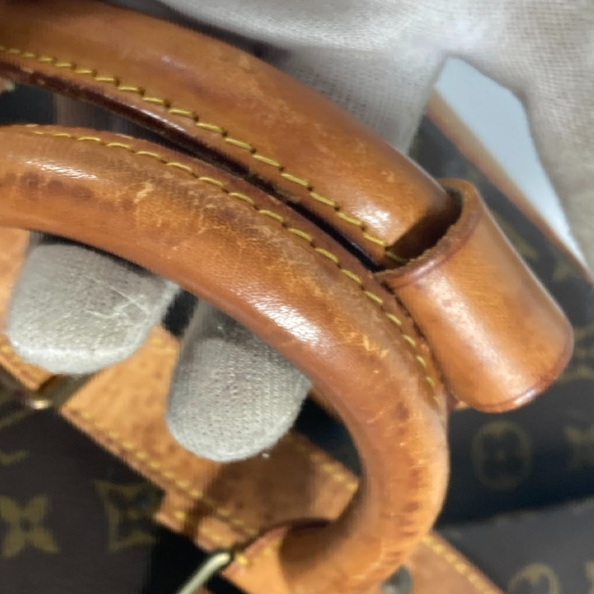 Louis Vuitton Brown Monogram Boston Bag Handbag (Pre-Owned)