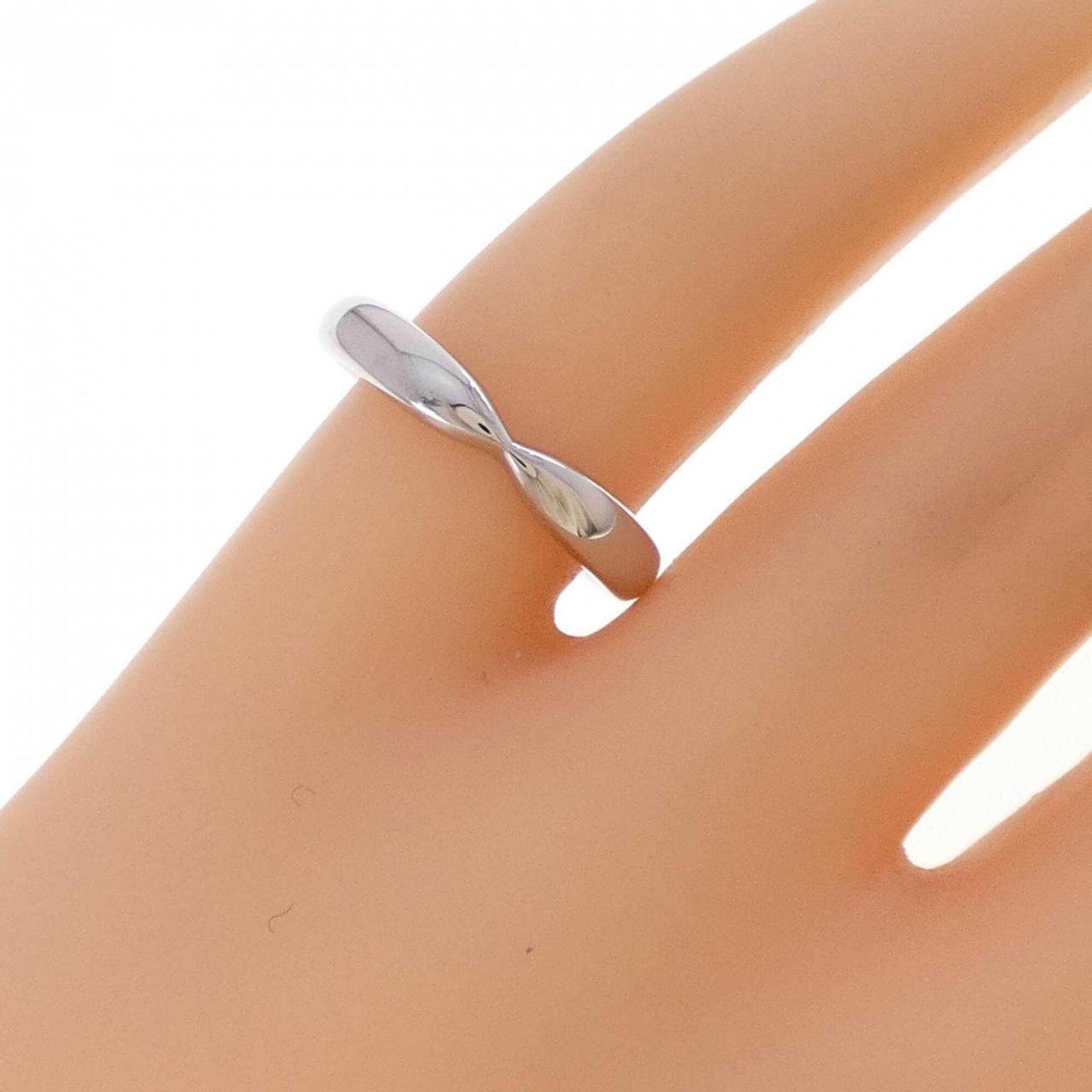 Tiffany Platinum Platinum 950 Band Ring (Pre-Owned)