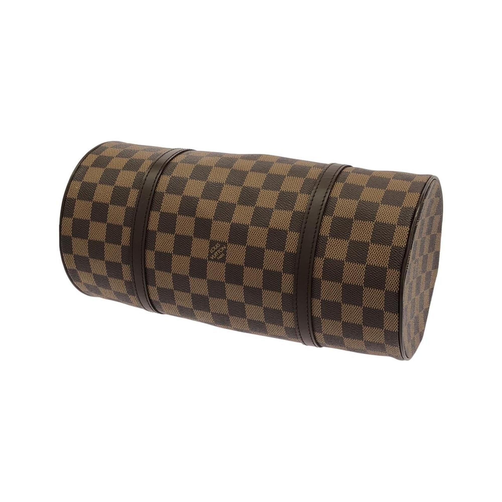 Louis Vuitton Ebene Coated Canvas Handbag Pouch (Pre-Owned)