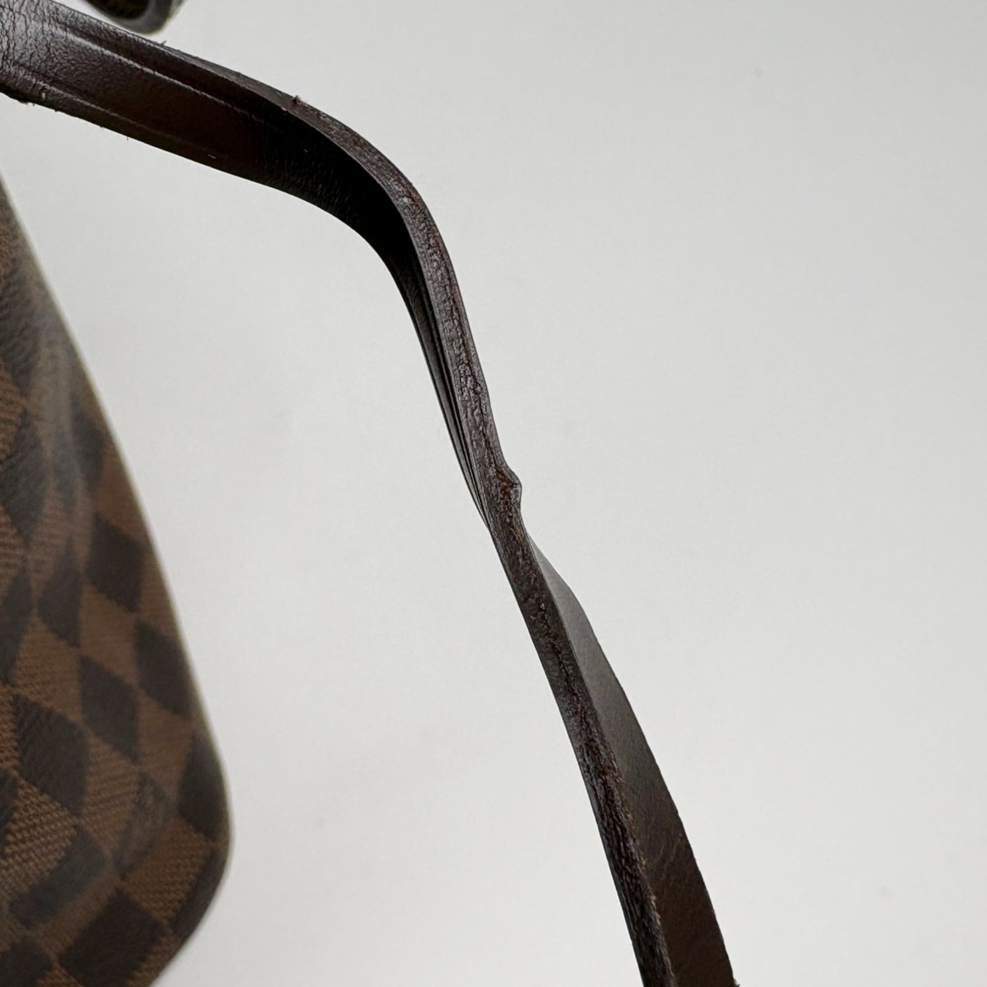 Louis Vuitton Damier Brown Damier Canvas Shoulder Bag Tote Bag (Pre-Owned)