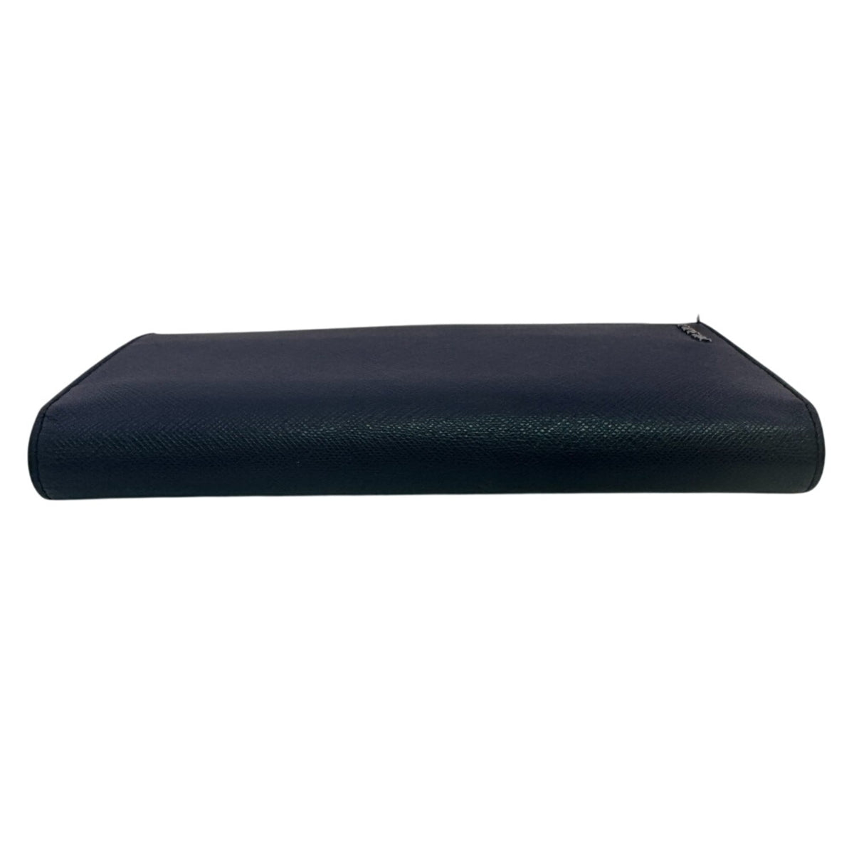 Prada Saffiano Navy Leather Long Wallet (Bi-Fold) (Pre-Owned)