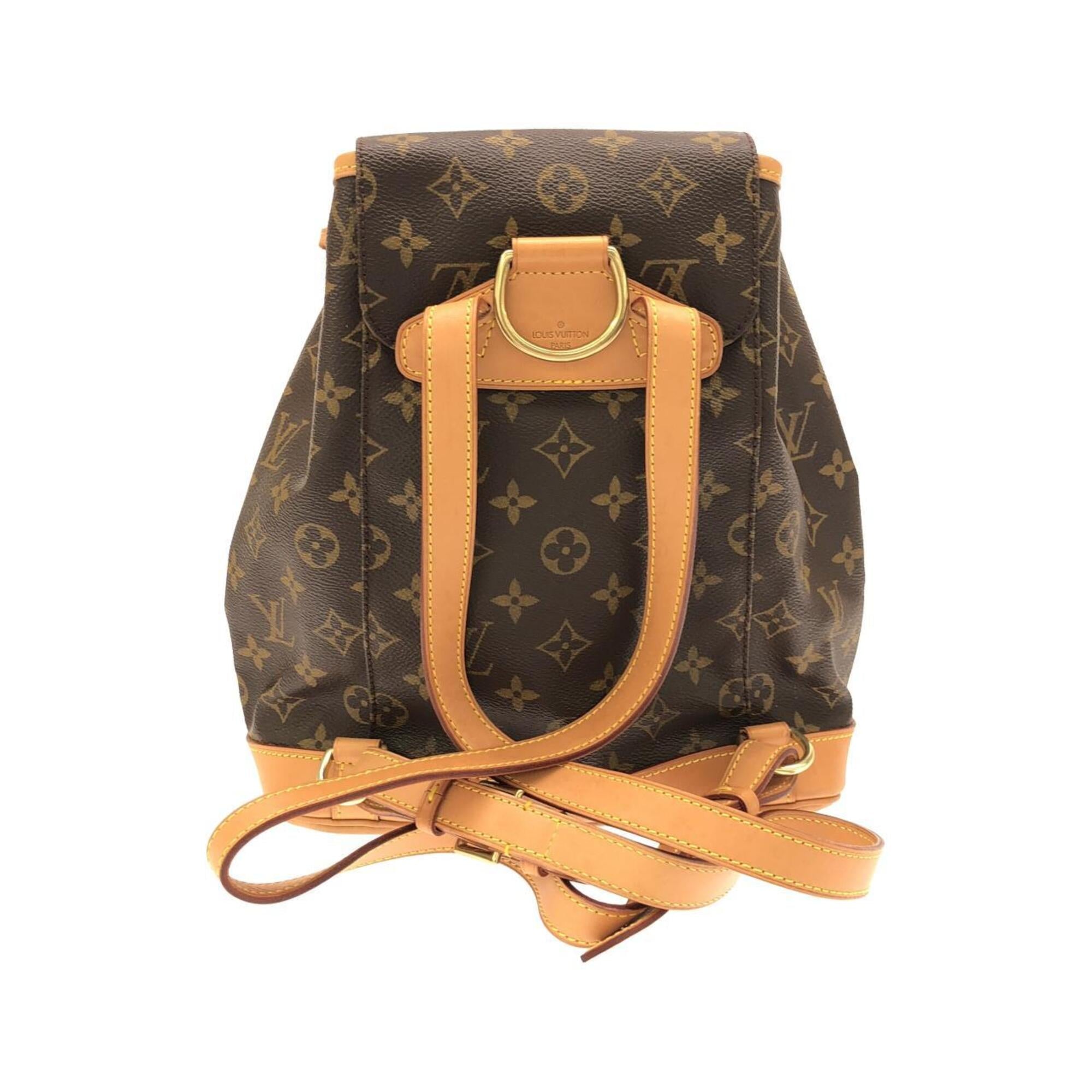 Louis Vuitton Brown Coated Canvas Backpack (Pre-Owned)