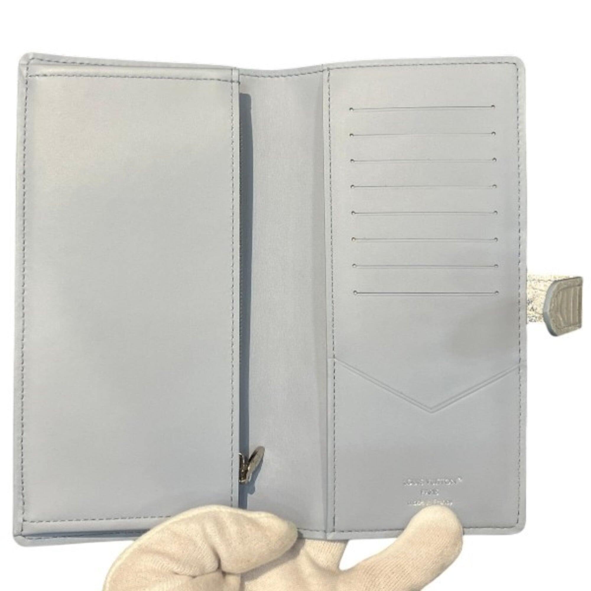 Louis Vuitton Leather Long Wallet (Bi-Fold) (Pre-Owned)