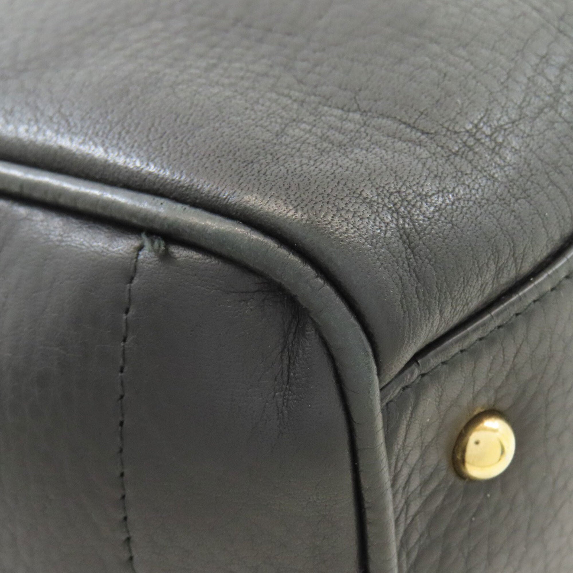Loewe Dark Brown Leather Tote Bag (Pre-Owned)