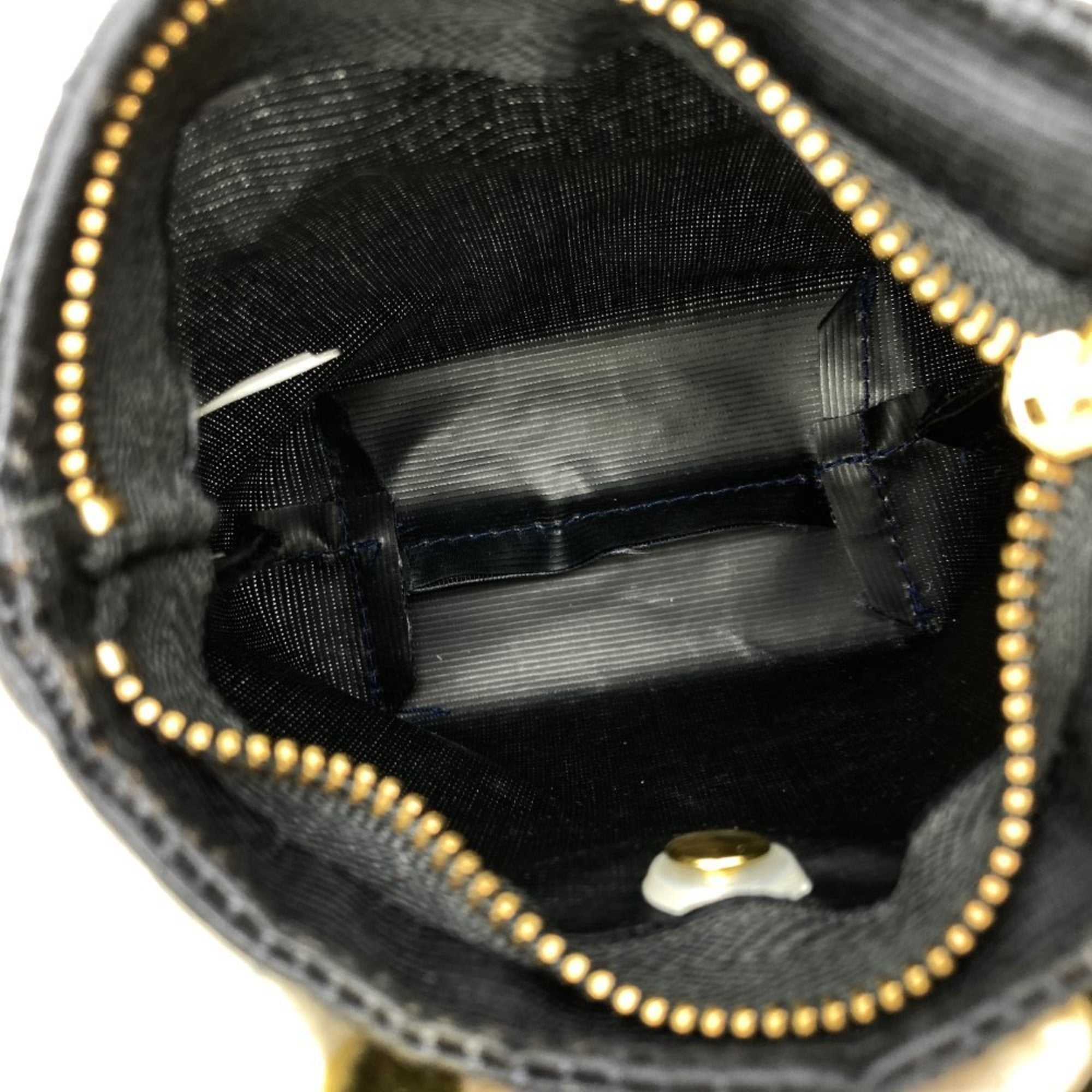 Celine Black Polyester Handbag Vanity Bag (Pre-Owned)