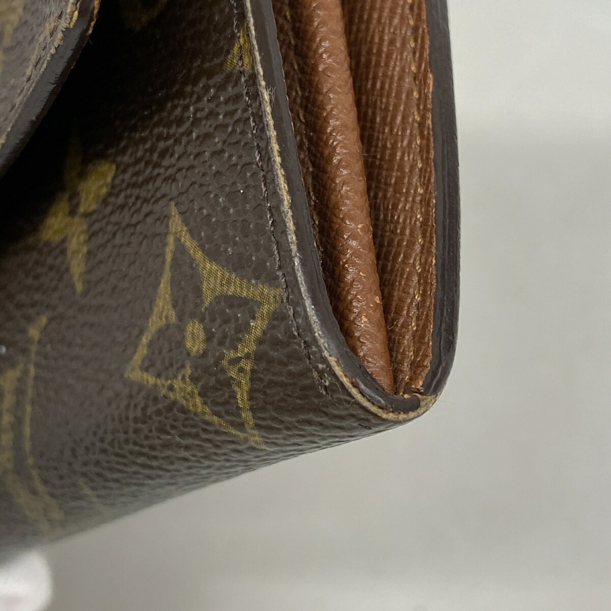Louis Vuitton Brown Long Wallet (Bi-Fold) (Pre-Owned)