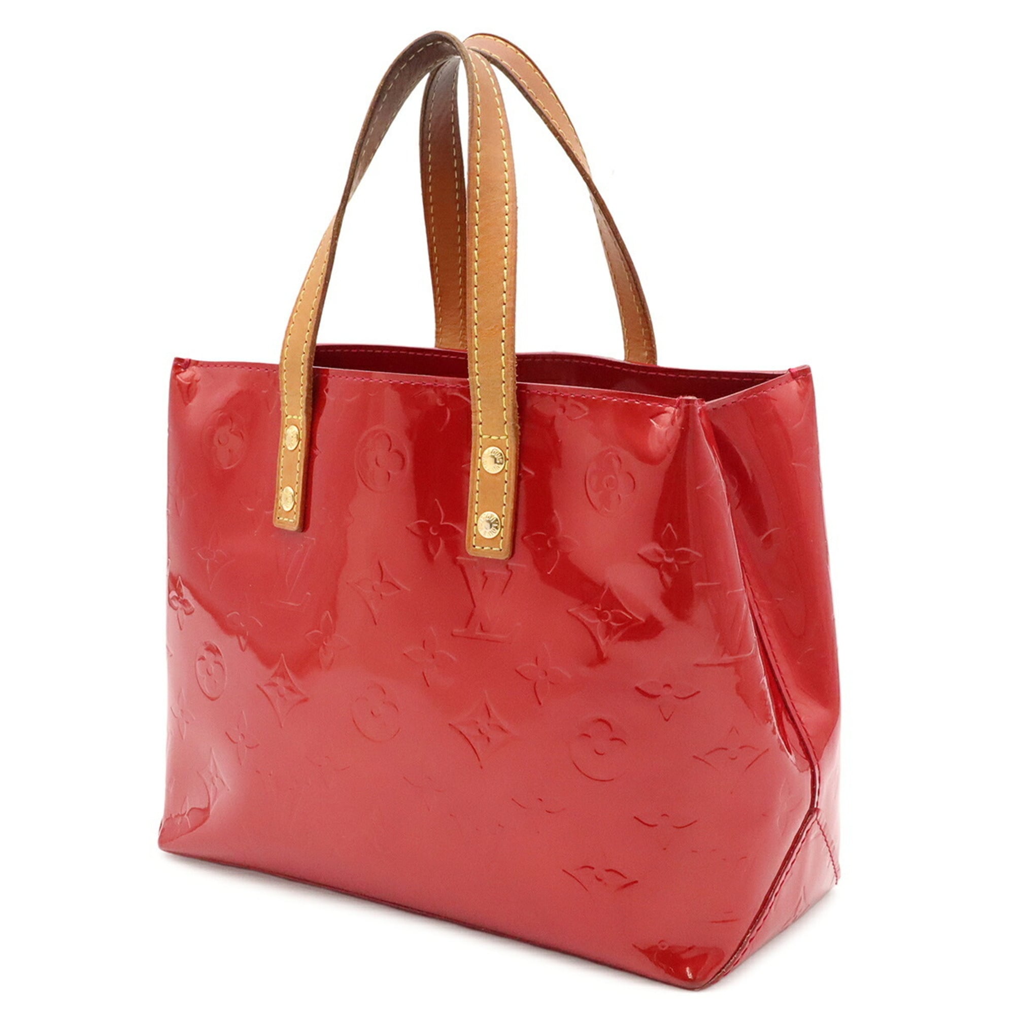 Louis Vuitton Pomme D'amour Patent Leather Handbag (Pre-Owned)