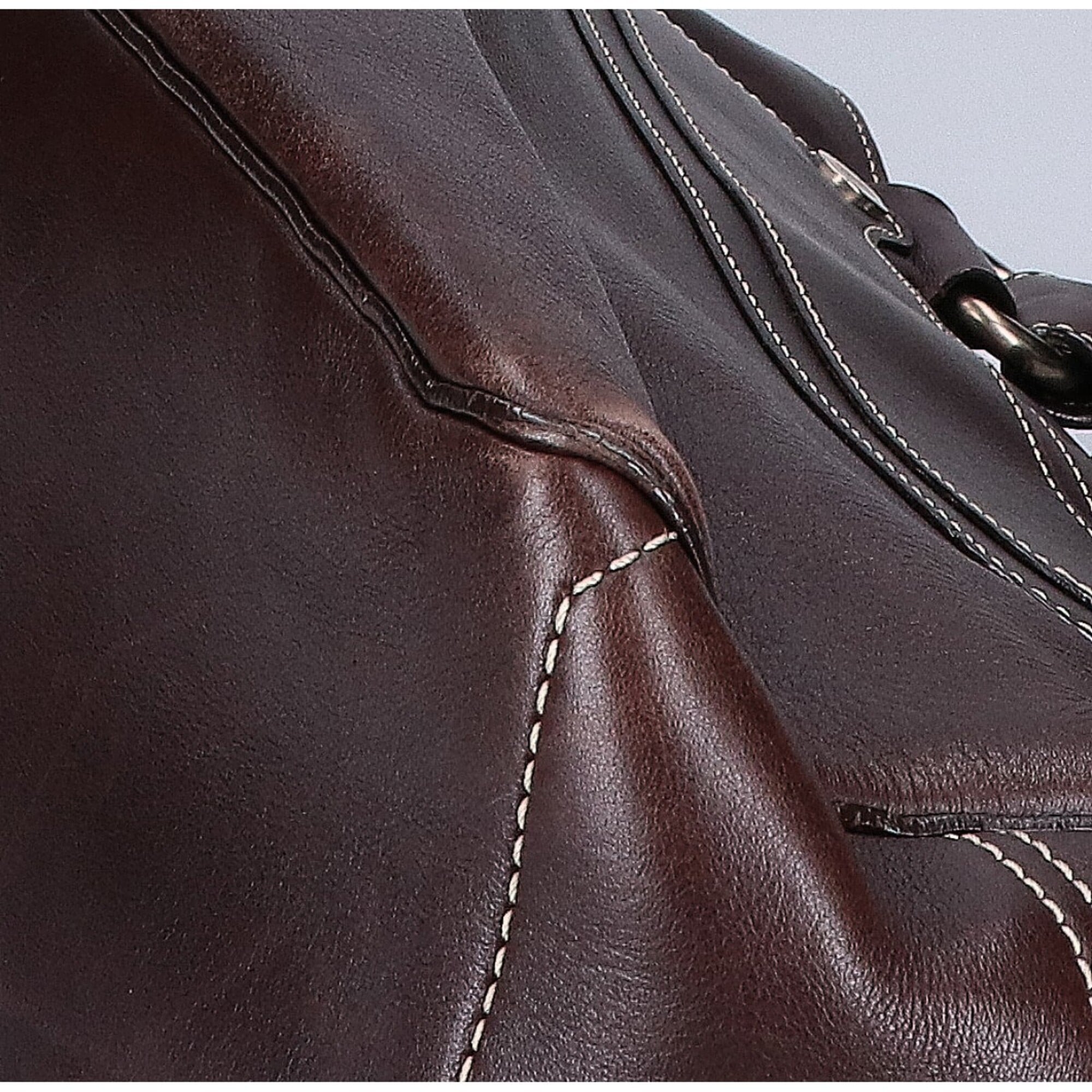 Celine Dark Brown Leather Handbag (Pre-Owned)