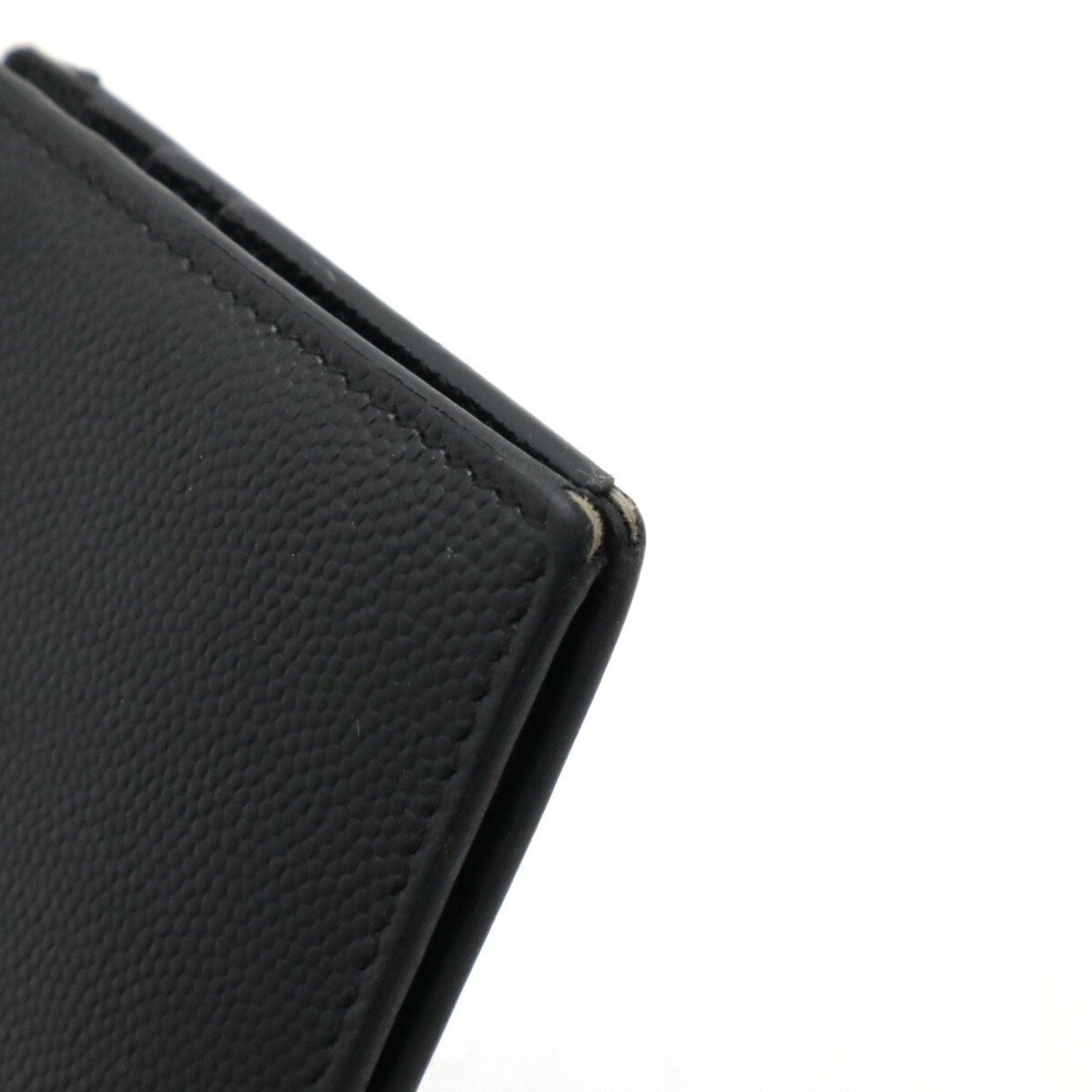 Yves Saint Laurent Black Leather Money Clip (Pre-Owned)
