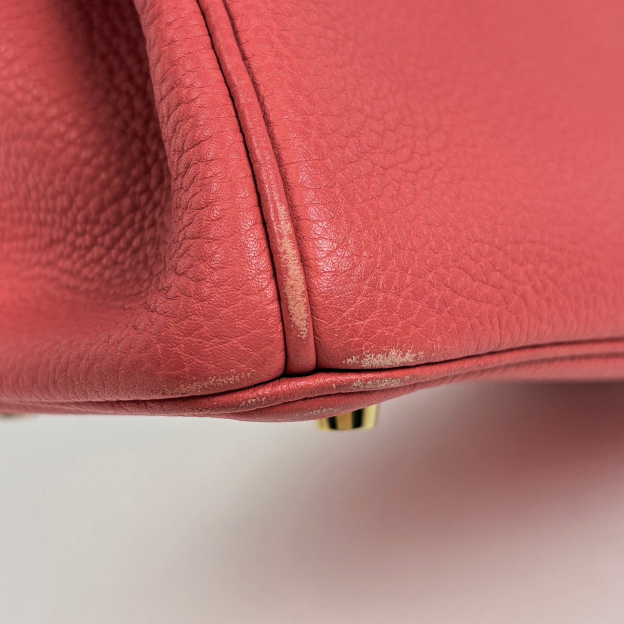 Hermes Bougainvillier Taurillon Clemence Leather Handbag (Pre-Owned)