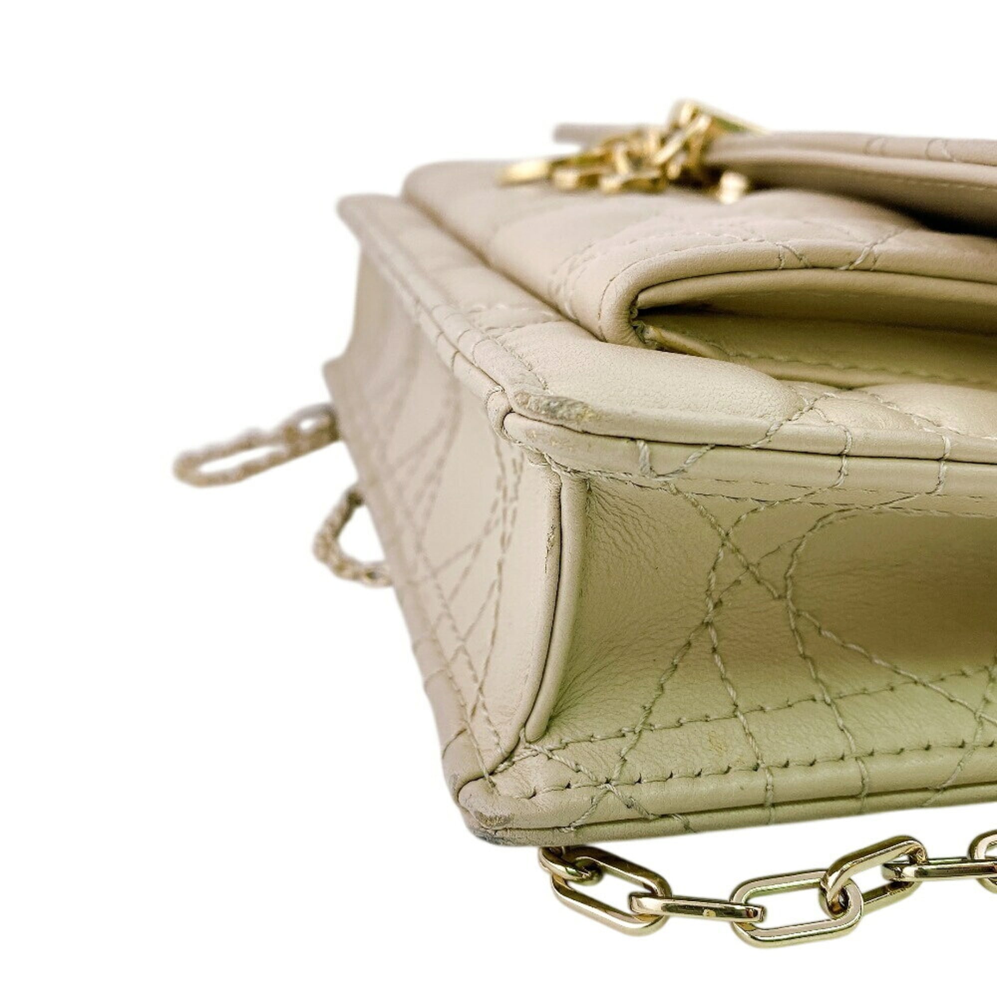 Christian Dior Beige Leather (Pre-Owned)