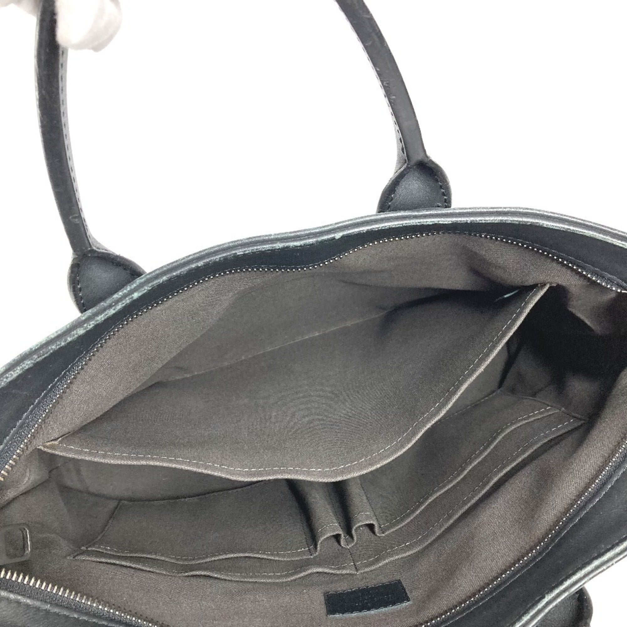 Louis Vuitton Black Onyx Damier Infini Leather Briefcase Handbag Shoulder Bag Tote Bag (Pre-Owned)