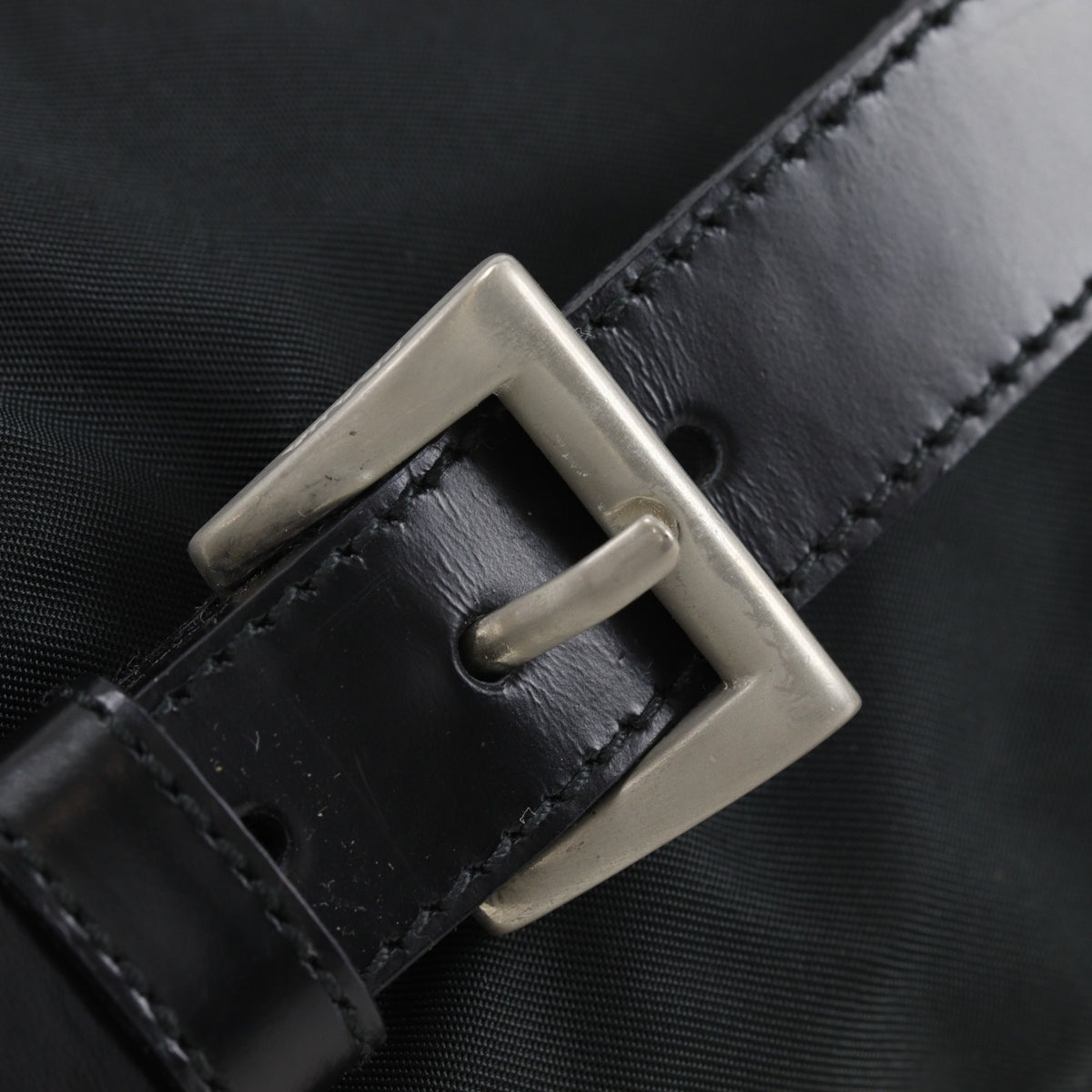 Prada Black Nero Nylon Backpack (Pre-Owned)