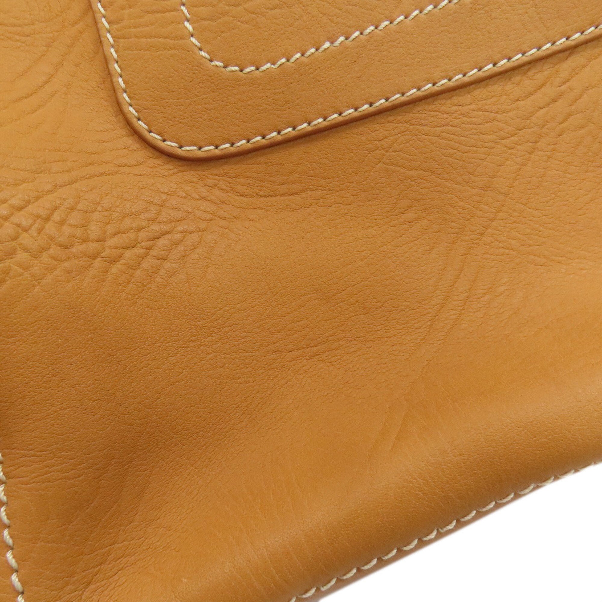 Celine Camel Leather Handbag (Pre-Owned)