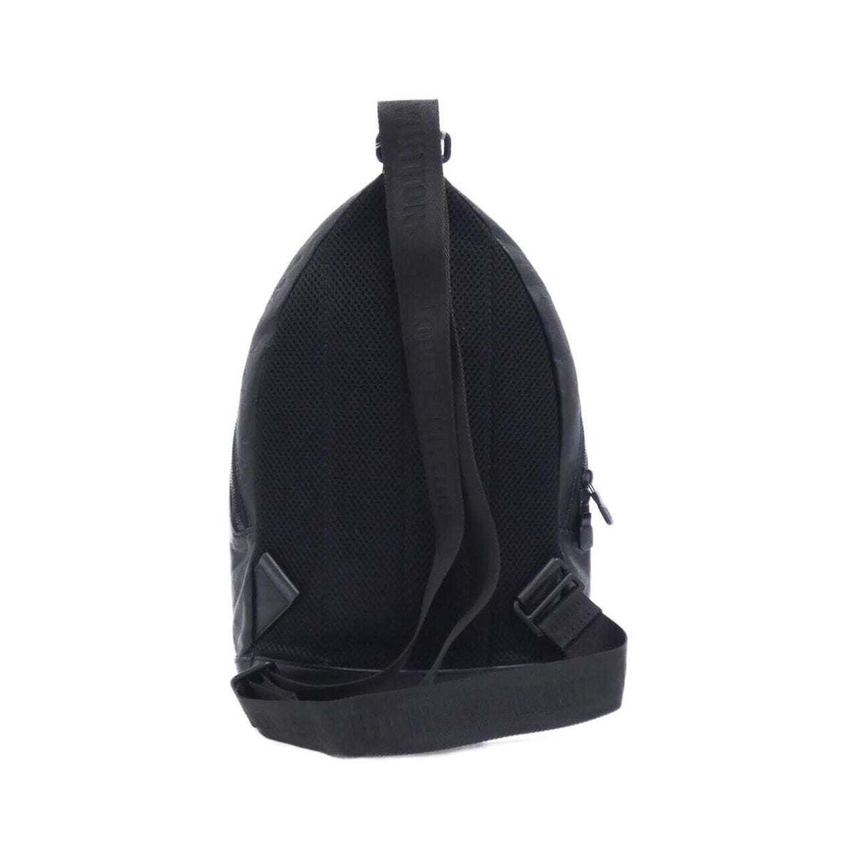 Louis Vuitton Black Leather Shoulder Bag (Pre-Owned)