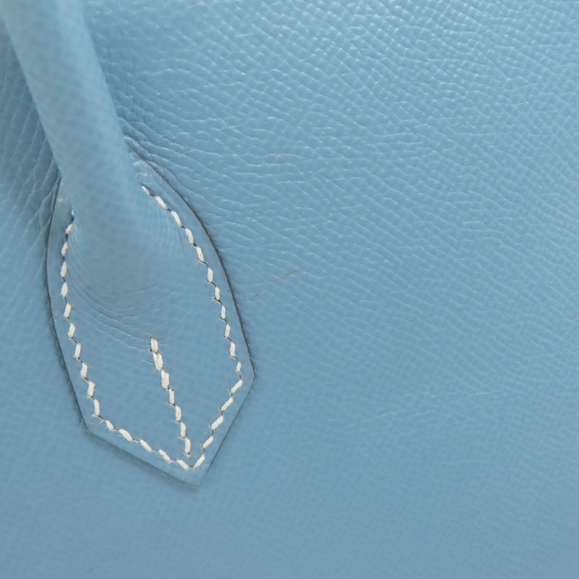 Hermes Blue Jean Epsom Leather Handbag (Pre-Owned)