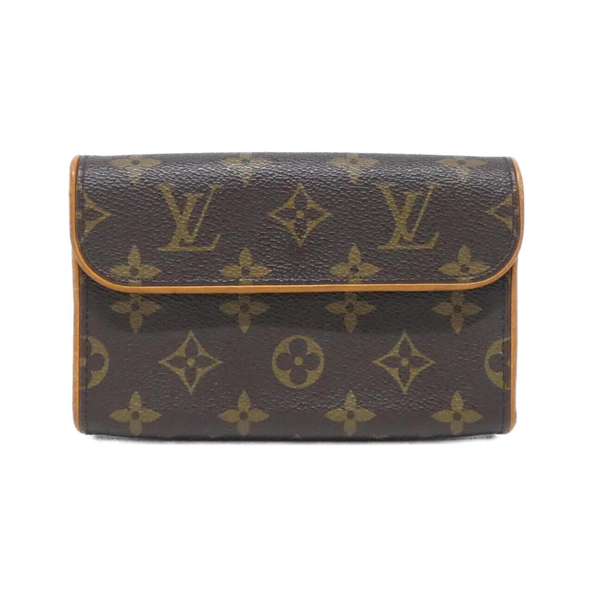 Louis Vuitton Marron Coated Canvas Fanny Pack Pochette (Pre-Owned)