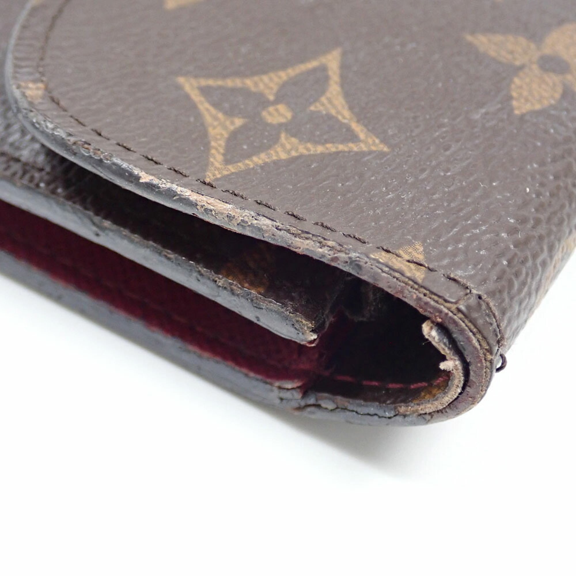 Louis Vuitton Fuchsia Monogram Long Wallet (Bi-Fold) (Pre-Owned)