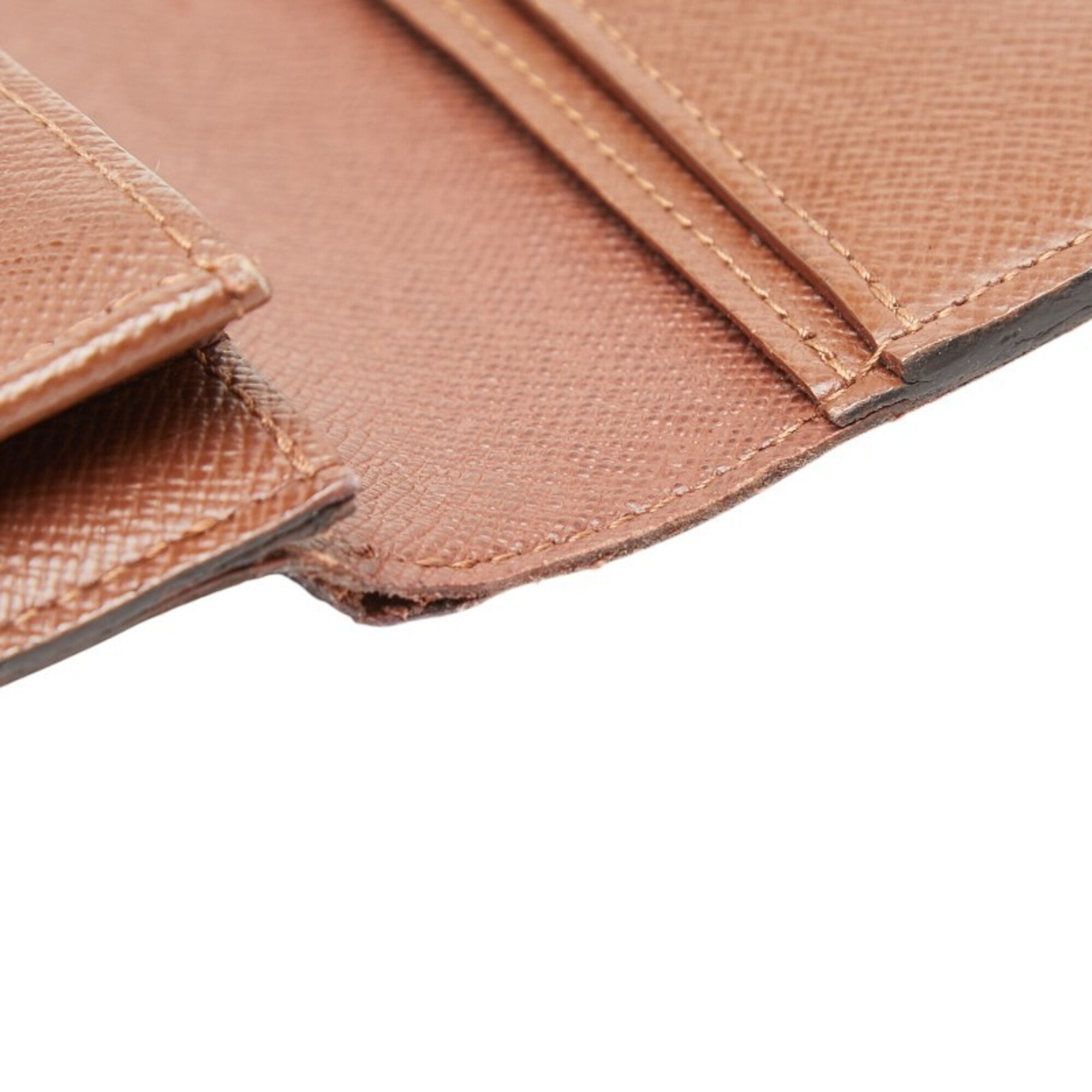 Louis Vuitton Brown Pvc Leather Long Wallet (Bi-Fold) (Pre-Owned)