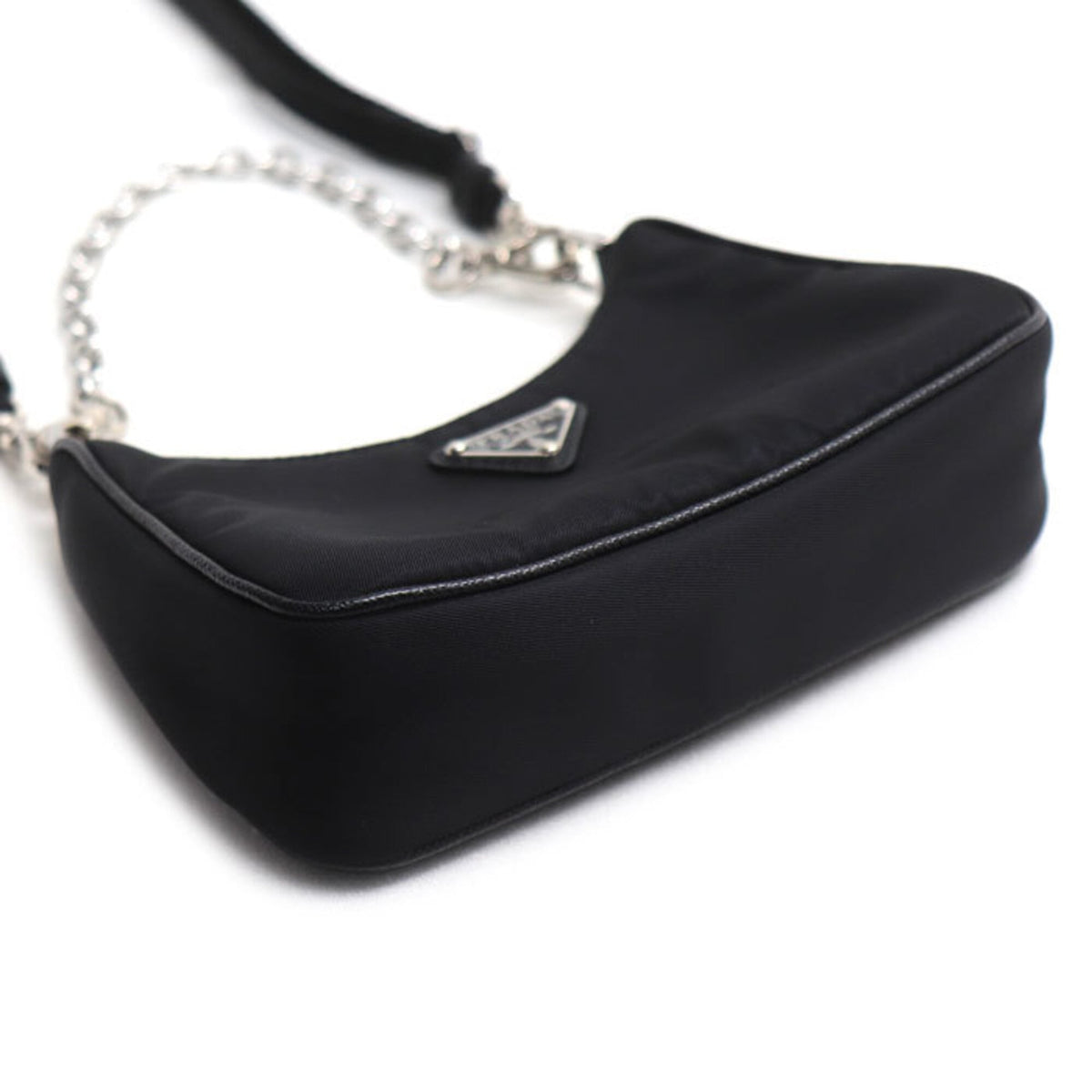 Prada Black Nylon Shoulder Bag (Pre-Owned)