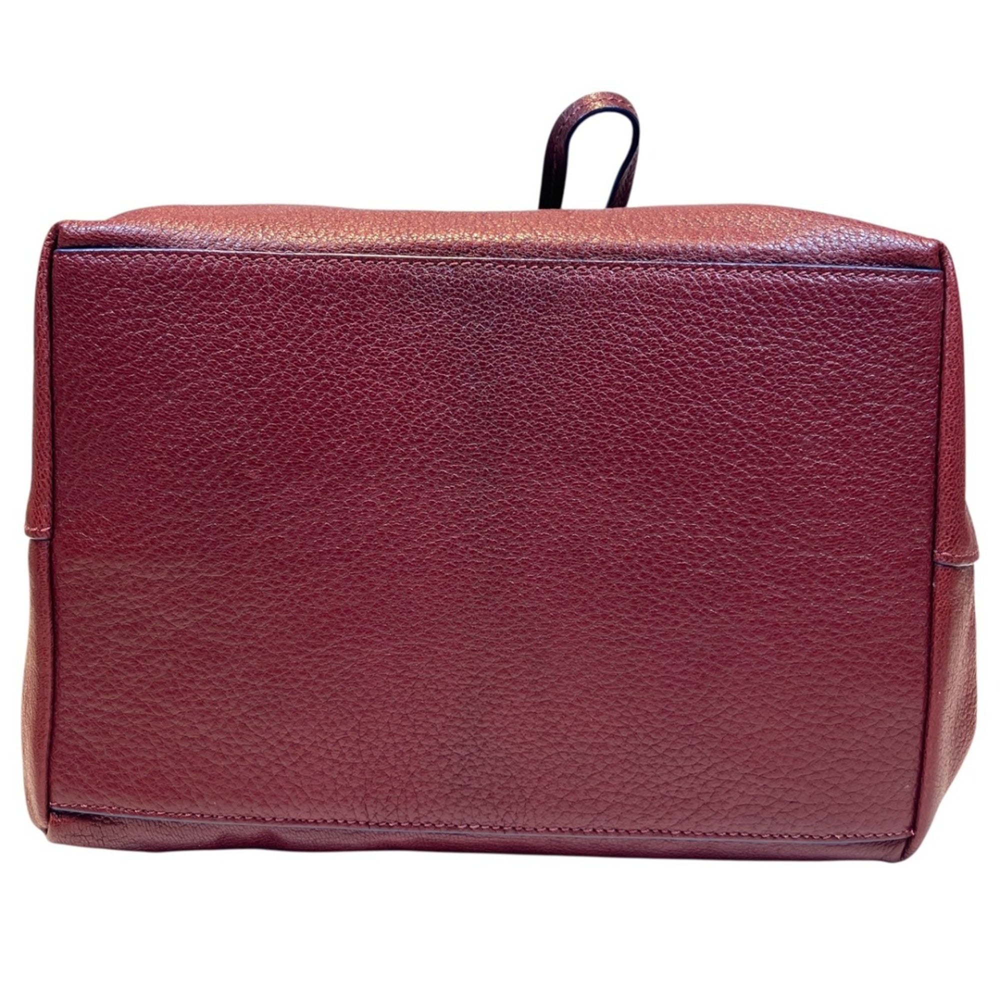 Tory Burch Burgundy Leather Backpack (Pre-Owned)