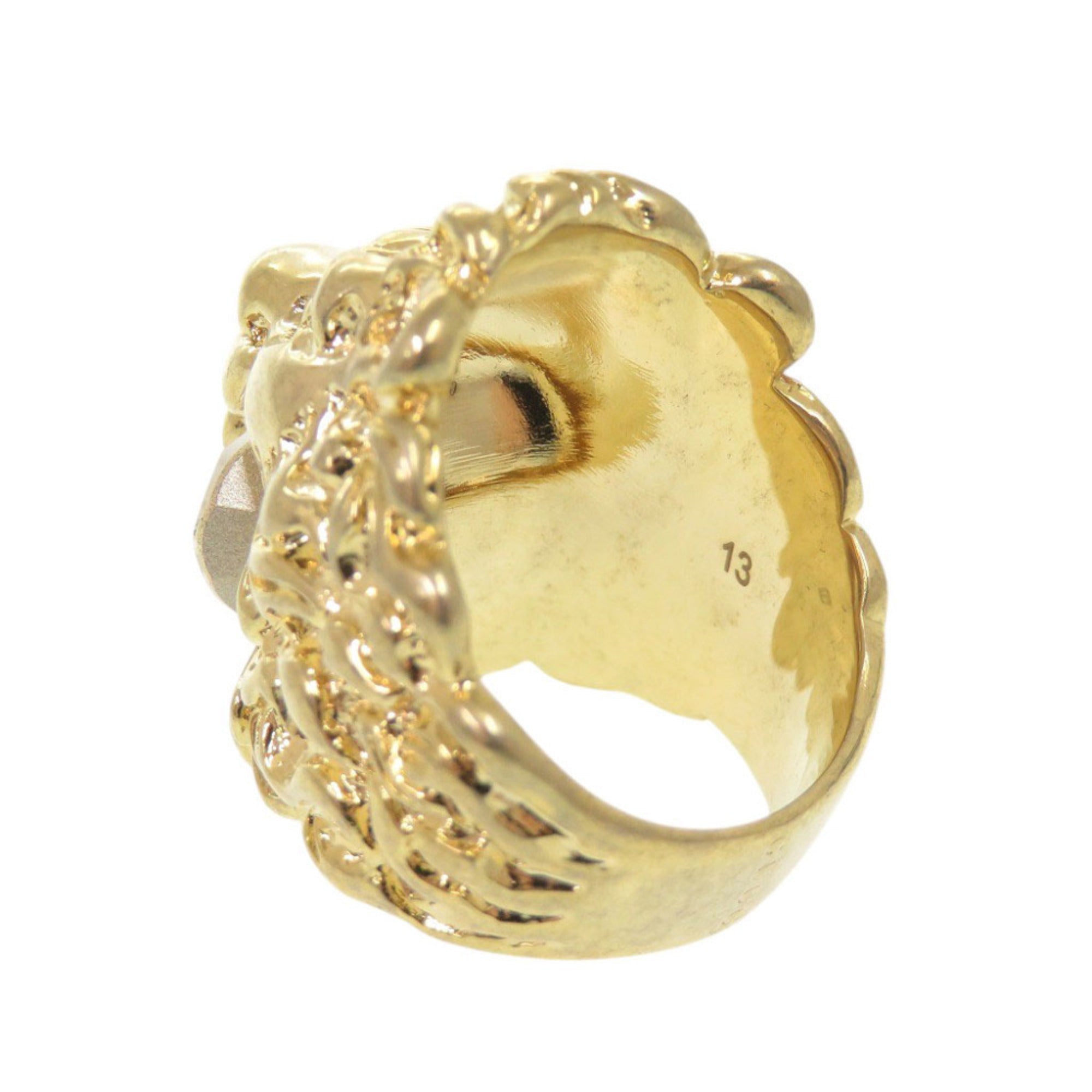 Gucci Gold Metal Band Ring (Pre-Owned)