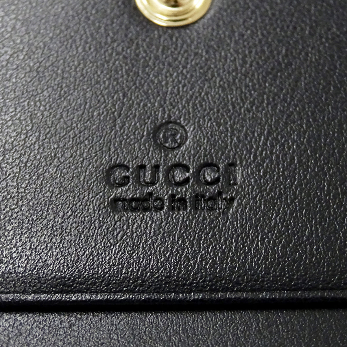 Gucci Black Leather Wallet (Bi-Fold) (Pre-Owned)