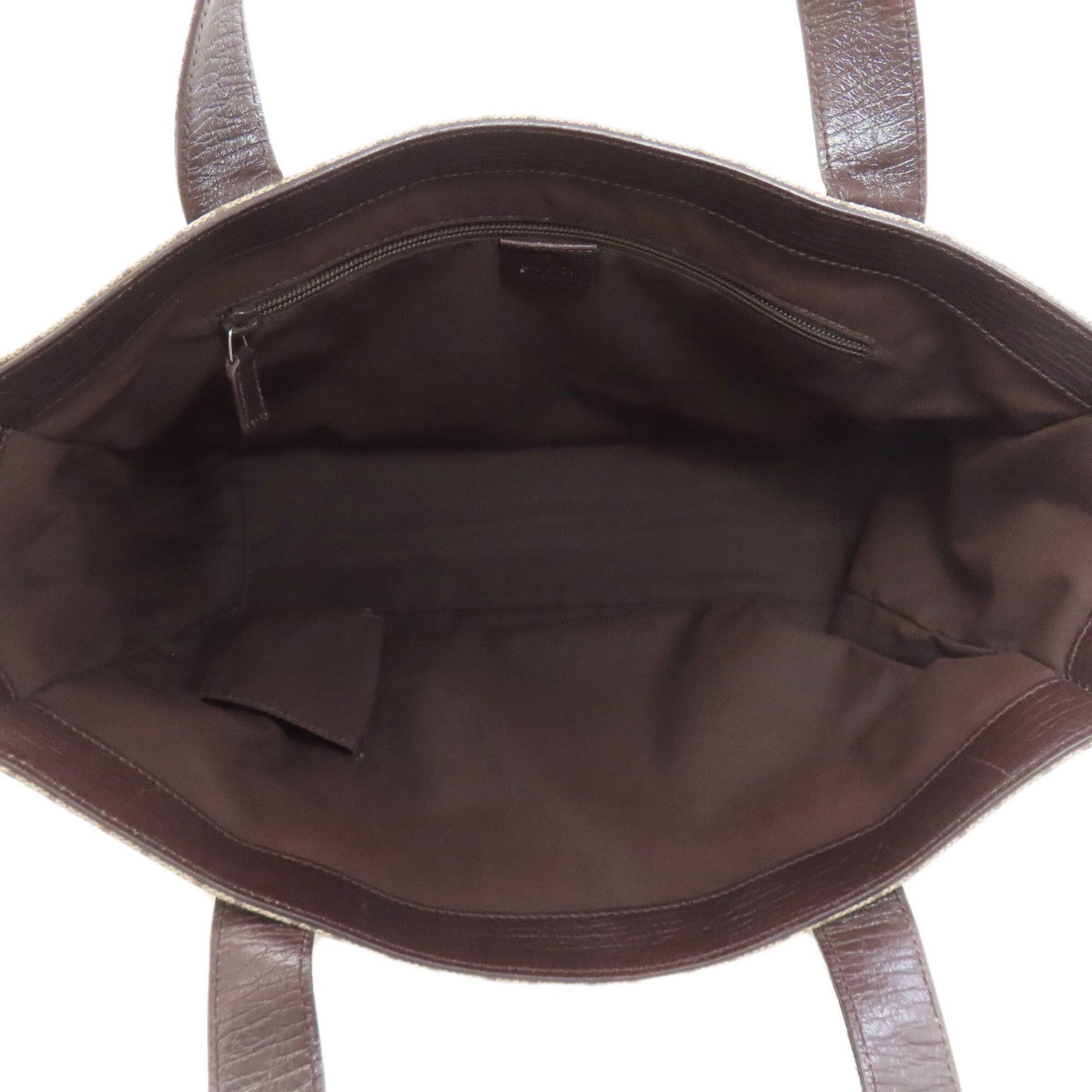 Gucci Brown Pvc Tote Bag (Pre-Owned)