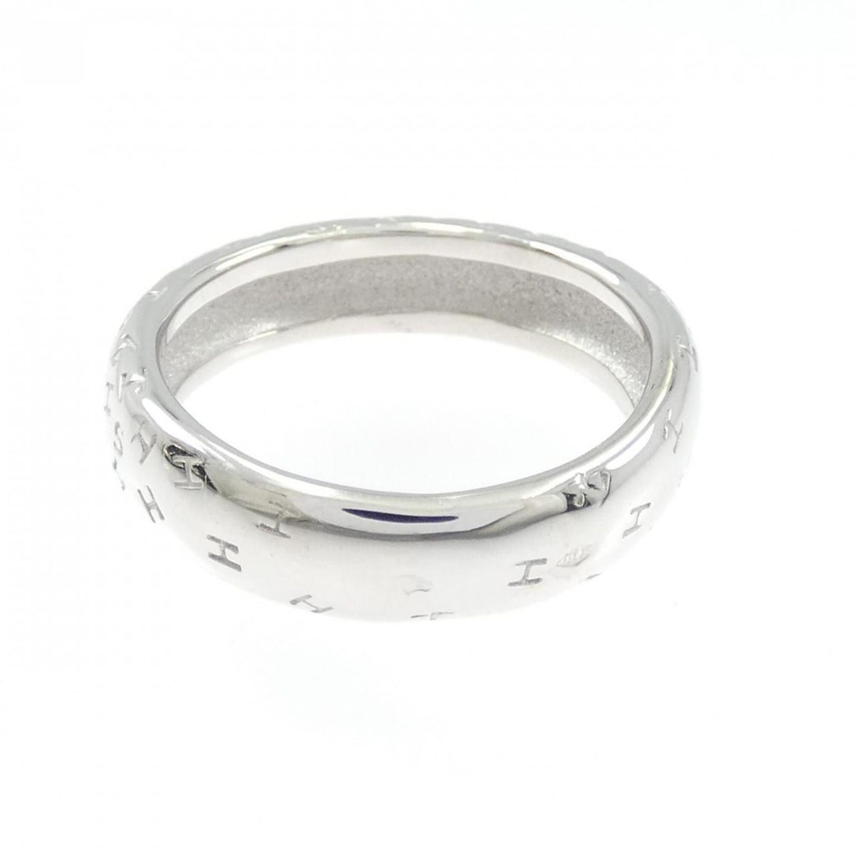 Hermes White Gold (18K) Band Ring (Pre-Owned)