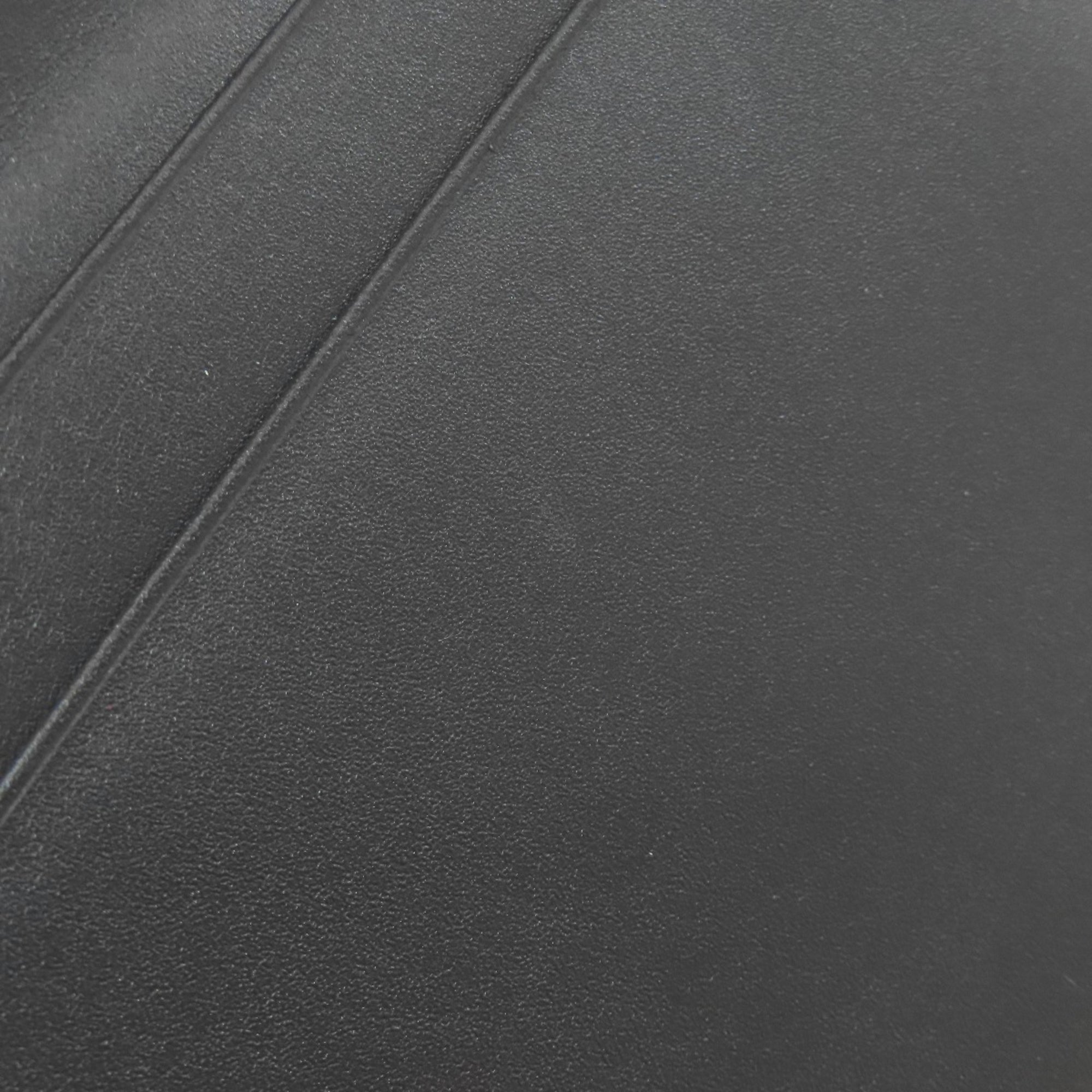 Dunhill Black Leather Long Bill Wallet (Bi-Fold) (Pre-Owned)