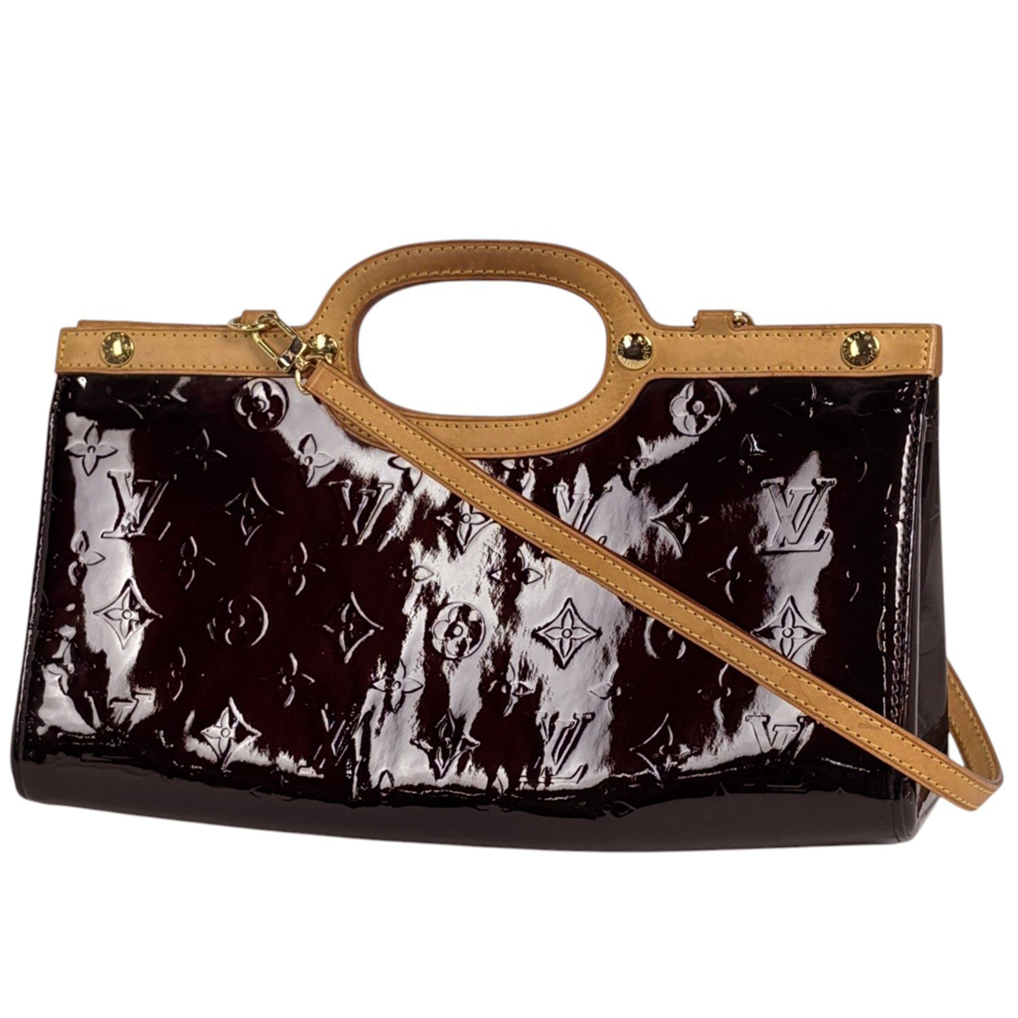 Louis Vuitton Monogram Vernis Amarante Monogram Vernis Handbag Shoulder Bag (Pre-Owned)