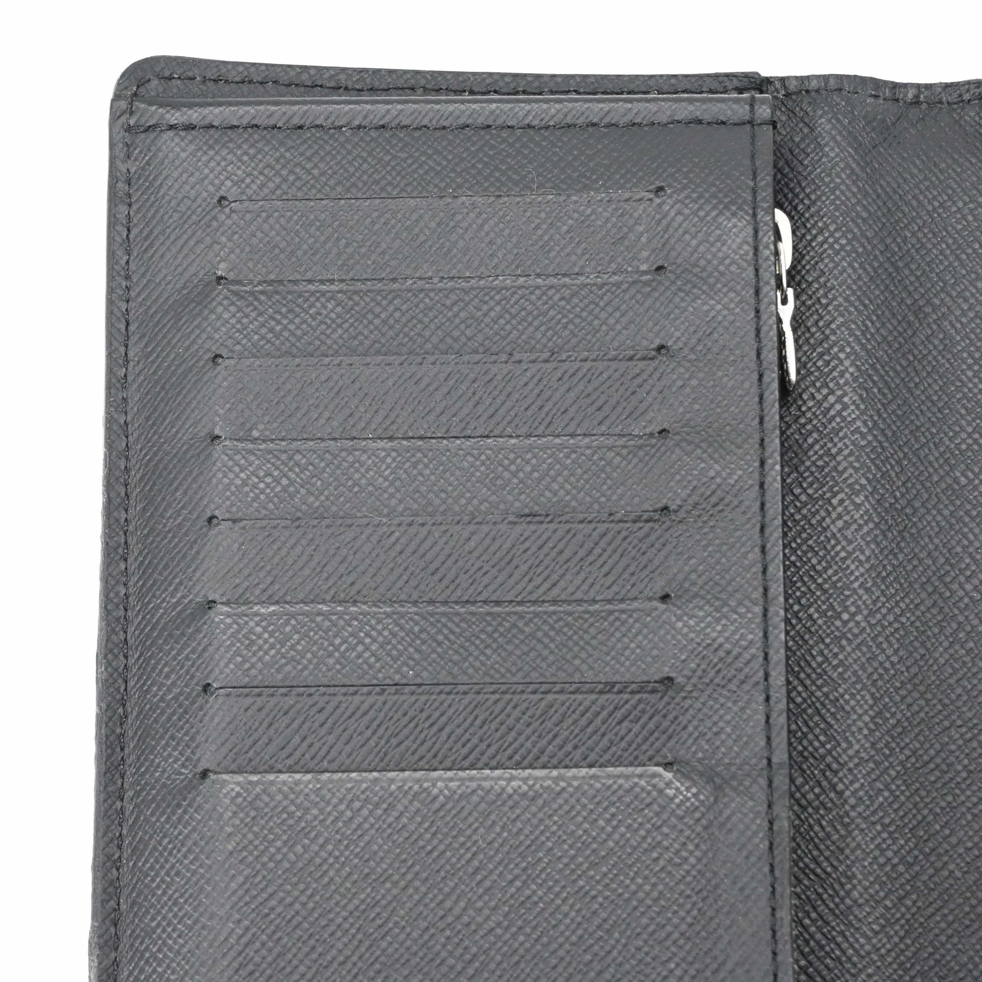 Louis Vuitton Epi Black Noir Epi Leather Long Wallet (Bi-Fold) (Pre-Owned)